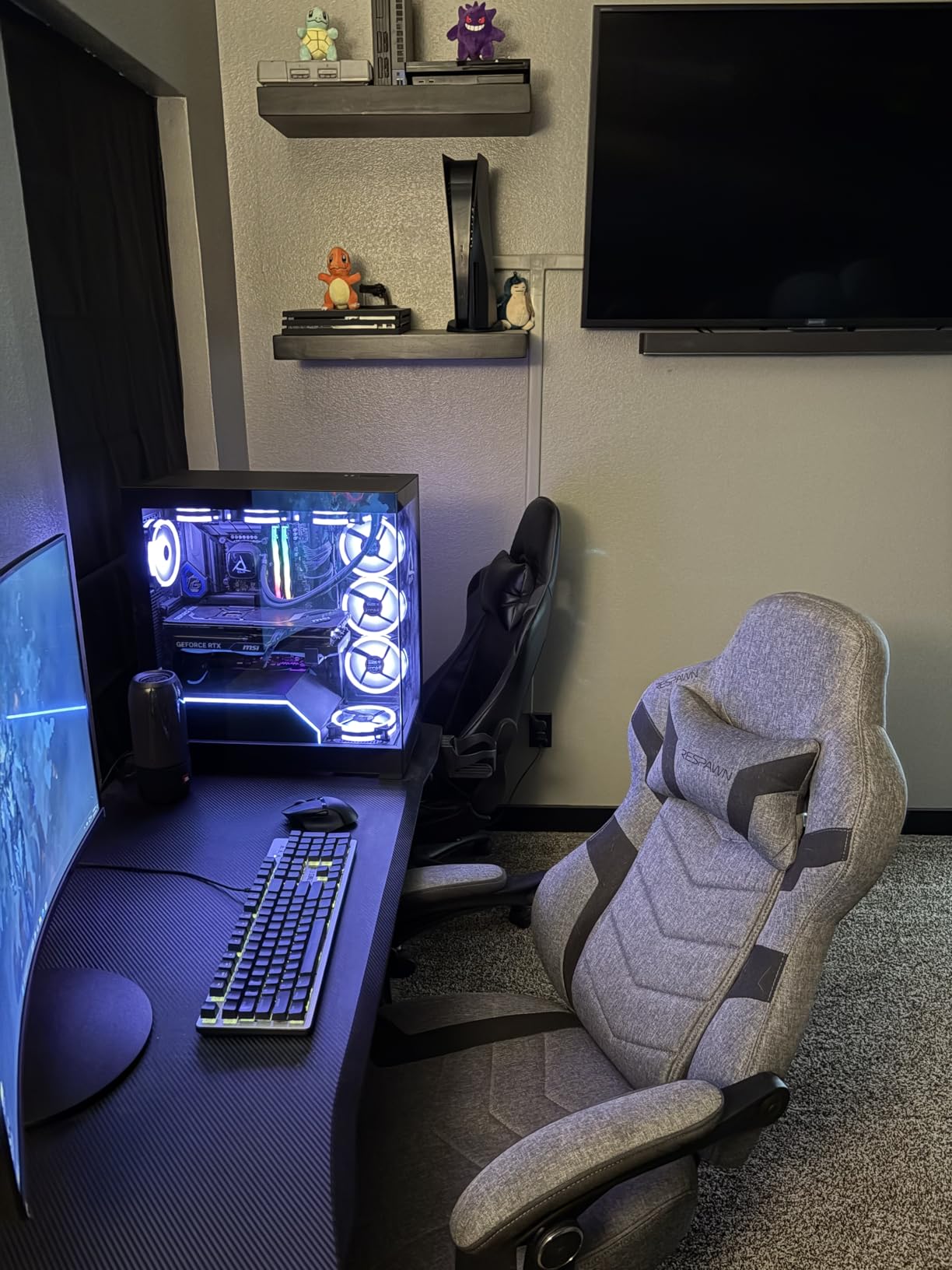 Respawn 110 Pro Ergonomic Gaming Chair with Footrest and Recline customer photo 2