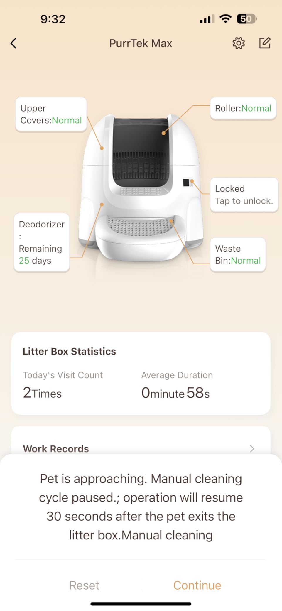 Petcove Automatic Self Cleaning Litter Box for Multiple Cats - PurrTek with Smart App (5GHz Wi-Fi), Triple Odor Control, Quiet Operation & Advanced Safety Sensors customer photo 2