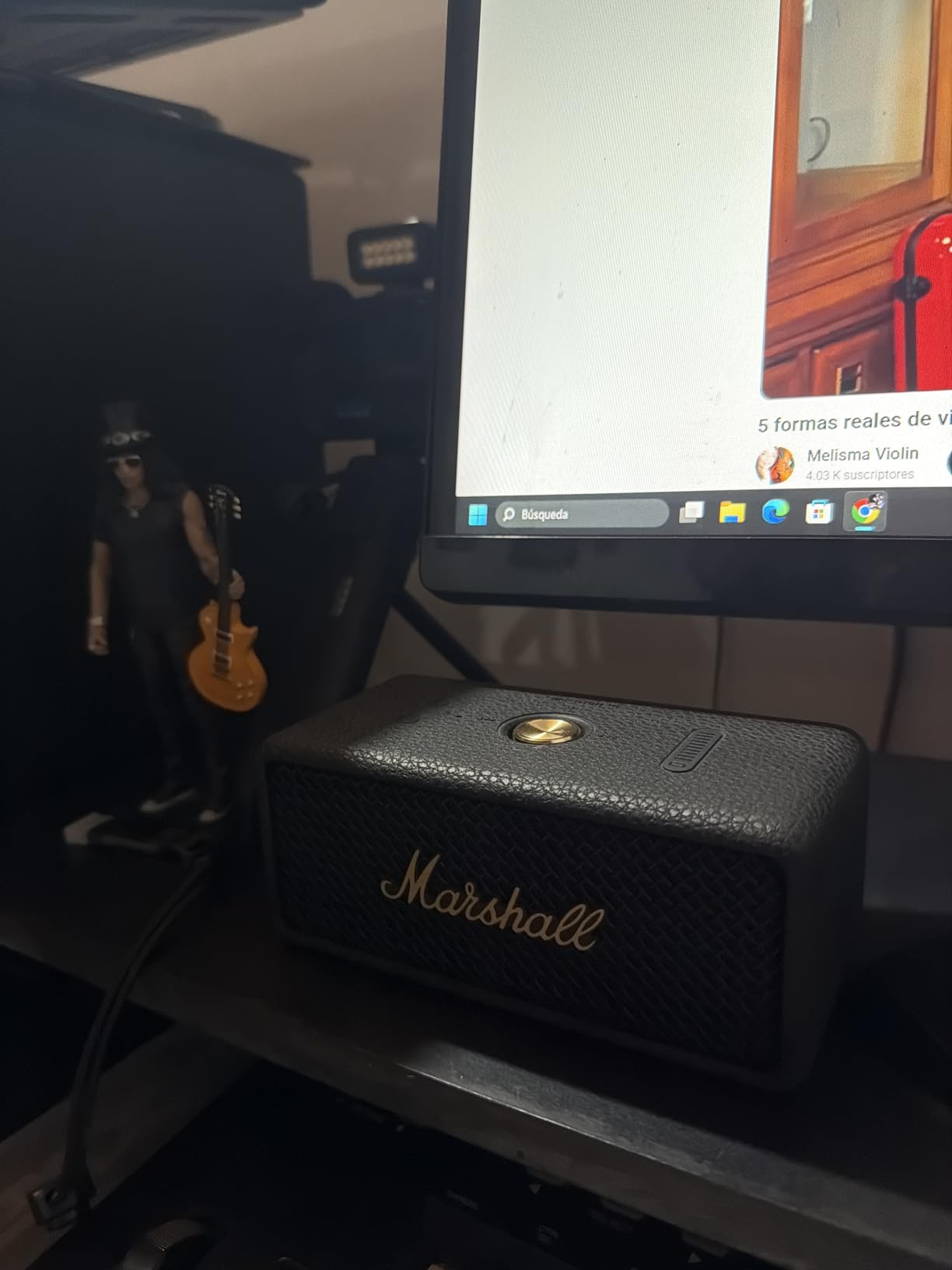 Marshall Emberton III Portable Bluetooth Speaker - Rugged Waterproof/Dust-Proof Design | Loud Stereo Sound, Deep Bass | Compact and Wireless for Travel and Outdoors - Cream customer photo 1
