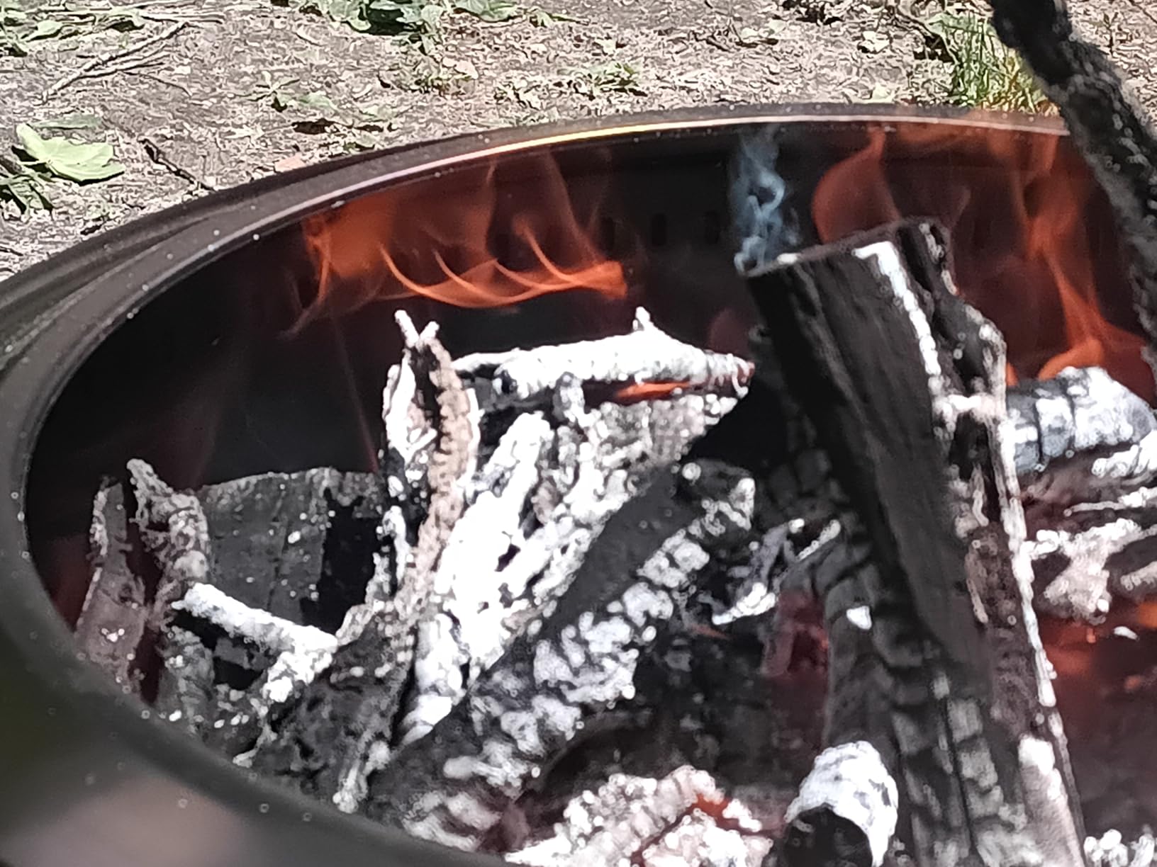 OutVue 27 inch Stainless Steel Smokeless Fire Pit, Outdoor Smokeless Firepit, Wood Burning Fire Pits for Camping, Bonfire, Low Smoke Firepit for Outside (Vertical Hole) customer photo 2