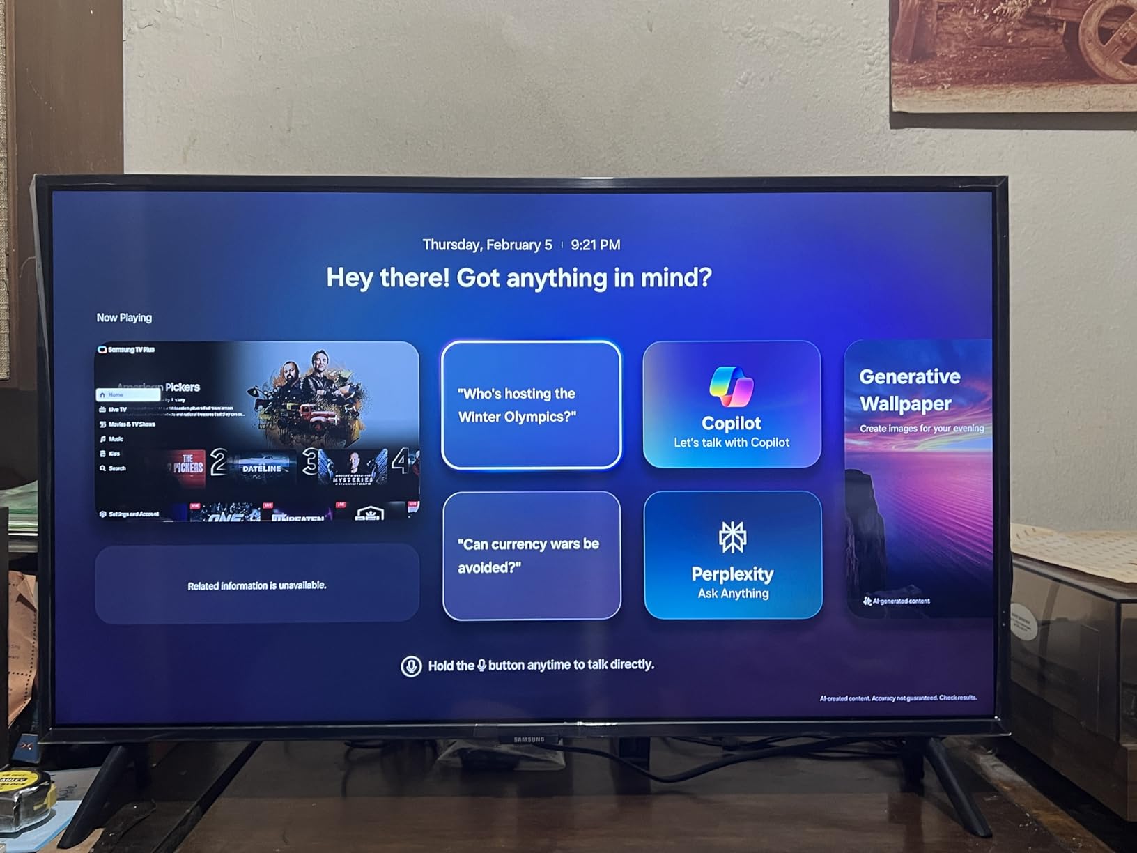 Samsung 85-Inch Class QLED Q8F 4K UHD Smart TV (2025 Model) Q4 AI Processor, 100% Color Volume with Quantum Dot, AirSlim Design, Samsung Vision AI, Alexa Built-in customer photo 1