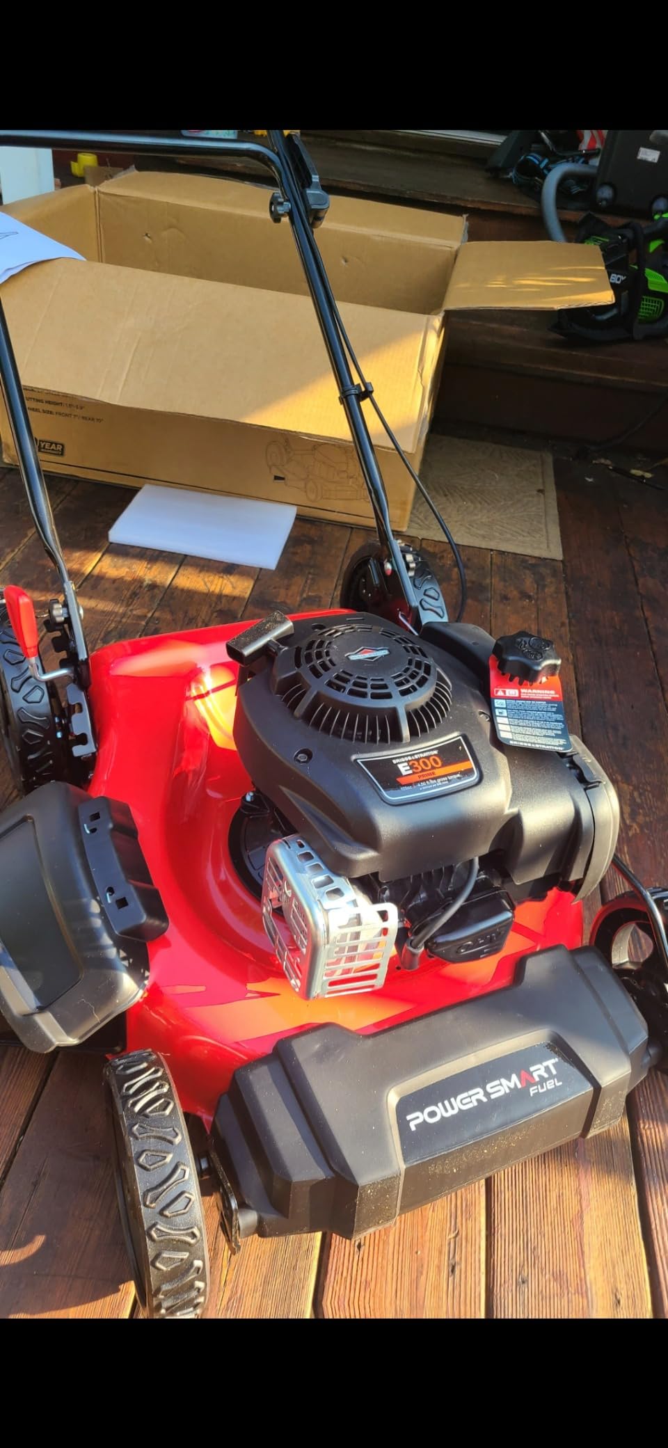 PowerSmart 22-Inch Gas Lawn Mower, 150cc B&S Engine, Self-Propelled, 3-in-1 Mulching System, 6 Cutting Heights, Rear-Wheel Drive, Durable Steel Deck customer photo 2