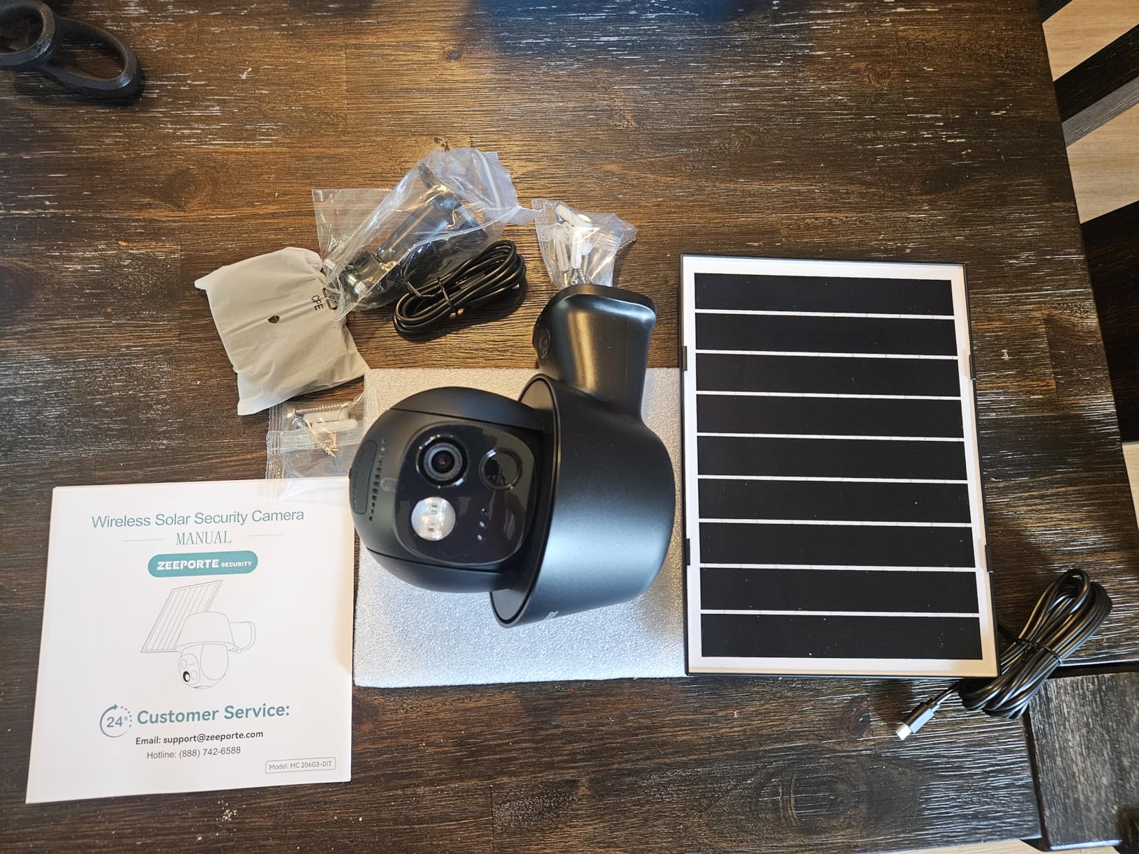 Solar Security Cameras Wireless Outdoor, 2K Pan/Tilt 360° View Solar/Battery Powered WiFi Cameras for Home Security with AI Motion Detection, Spotlight, 2-Way Audio, Siren, IP65, SD/Cloud Storage customer photo 2