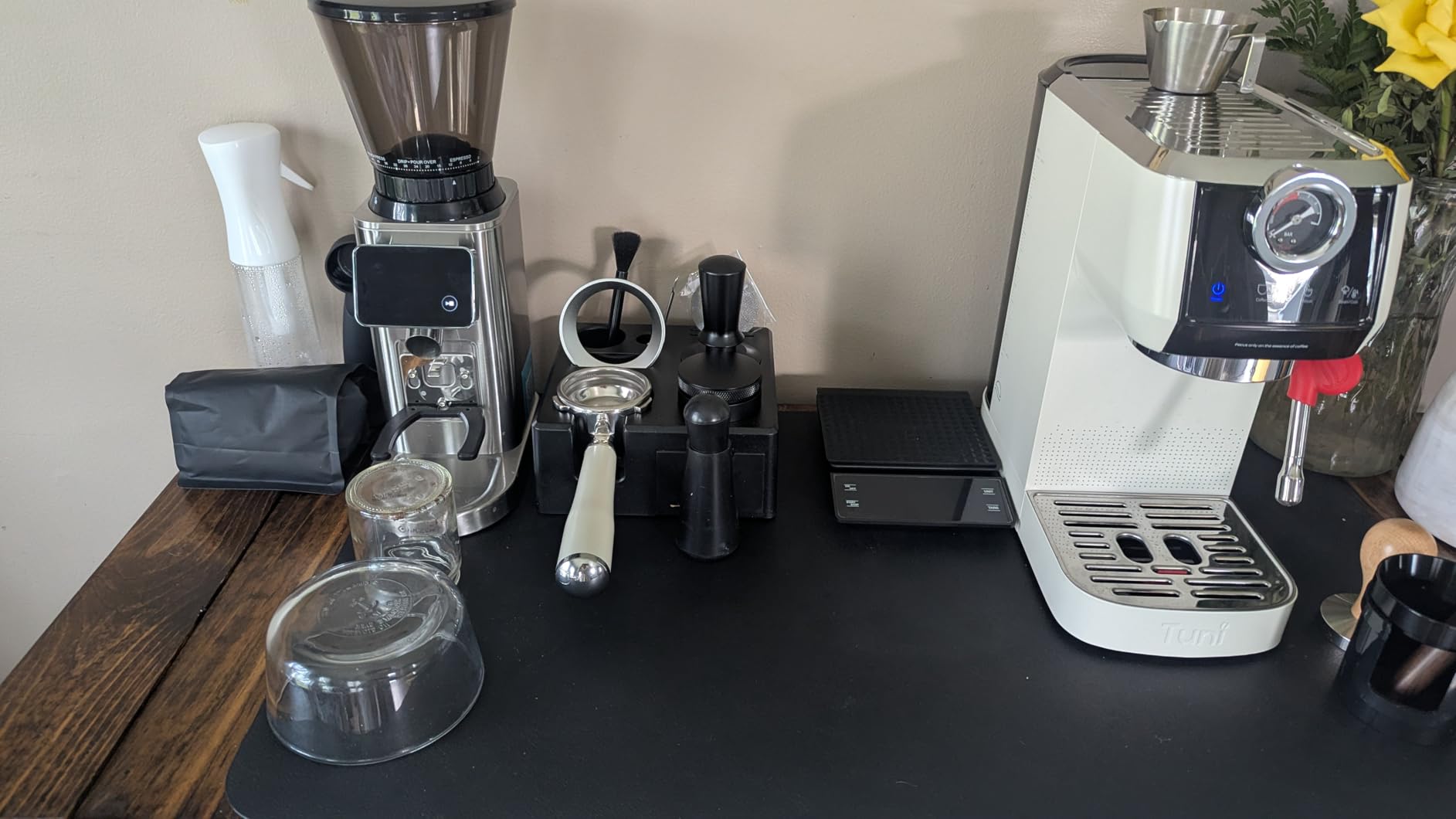 Tuni E2 58mm Espresso Machine - Dual Boiler (Immediate Milk Frothing) | PID NTC Temp Control | 20 Bar ULKA Pump | Stainless Steel Semi-Automatic Coffee Maker customer photo 2
