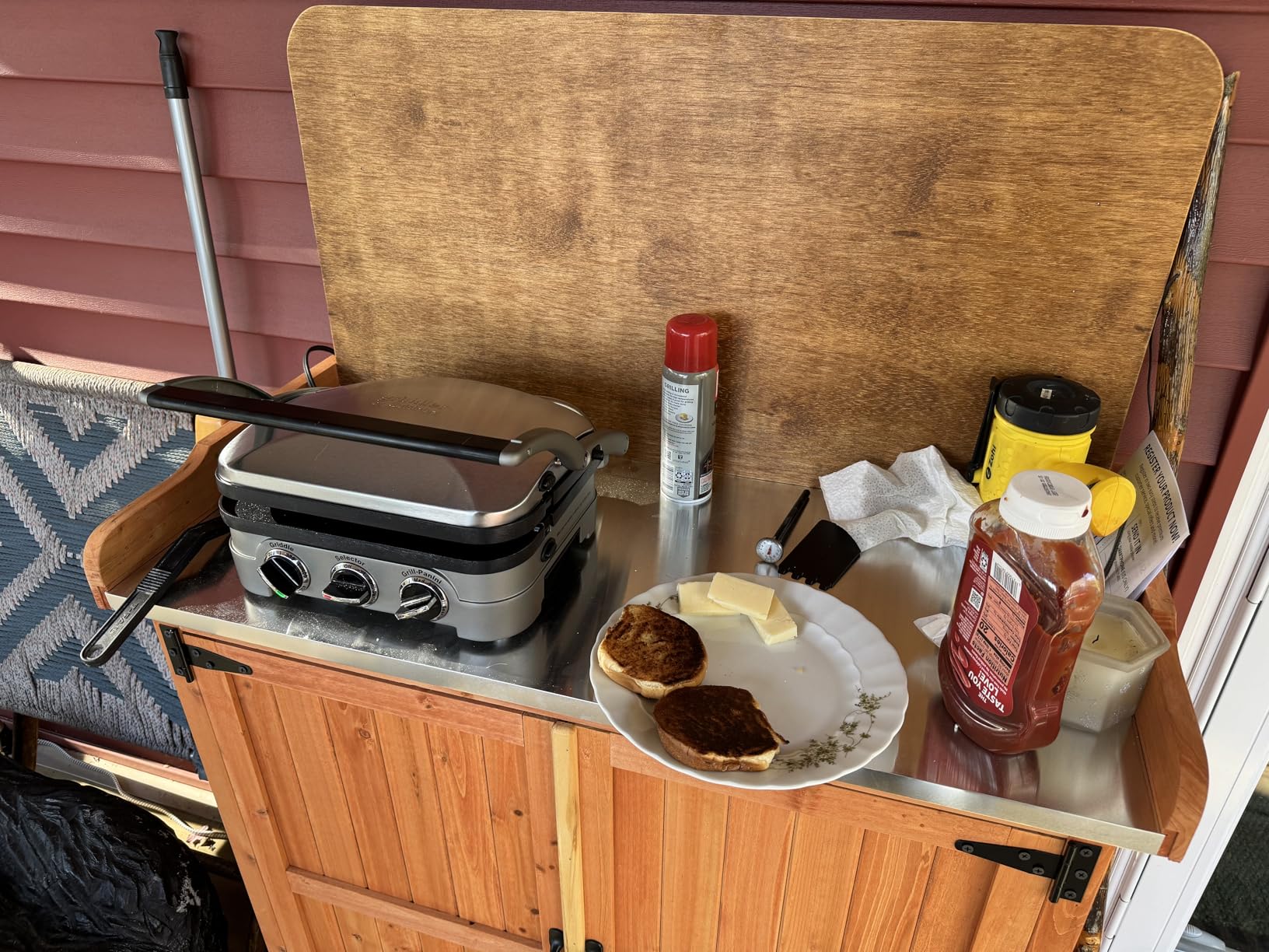 Cuisinart Griddler Indoor Grill, Panini Press, Sandwich Maker and More, 5-in-1 Grilling, Dishwasher-Safe Nonstick Cooking Plates, GR-4NNAS, Stainless Steel customer photo 2