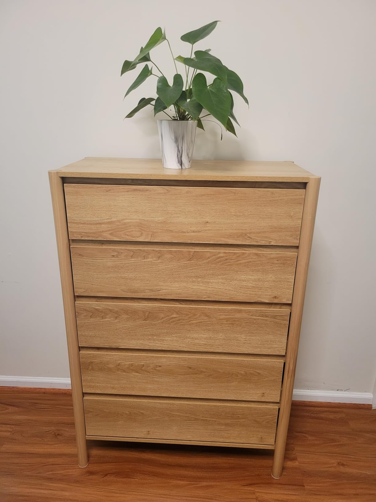 CHUWELL Walnut Dresser for Bedroom, 63