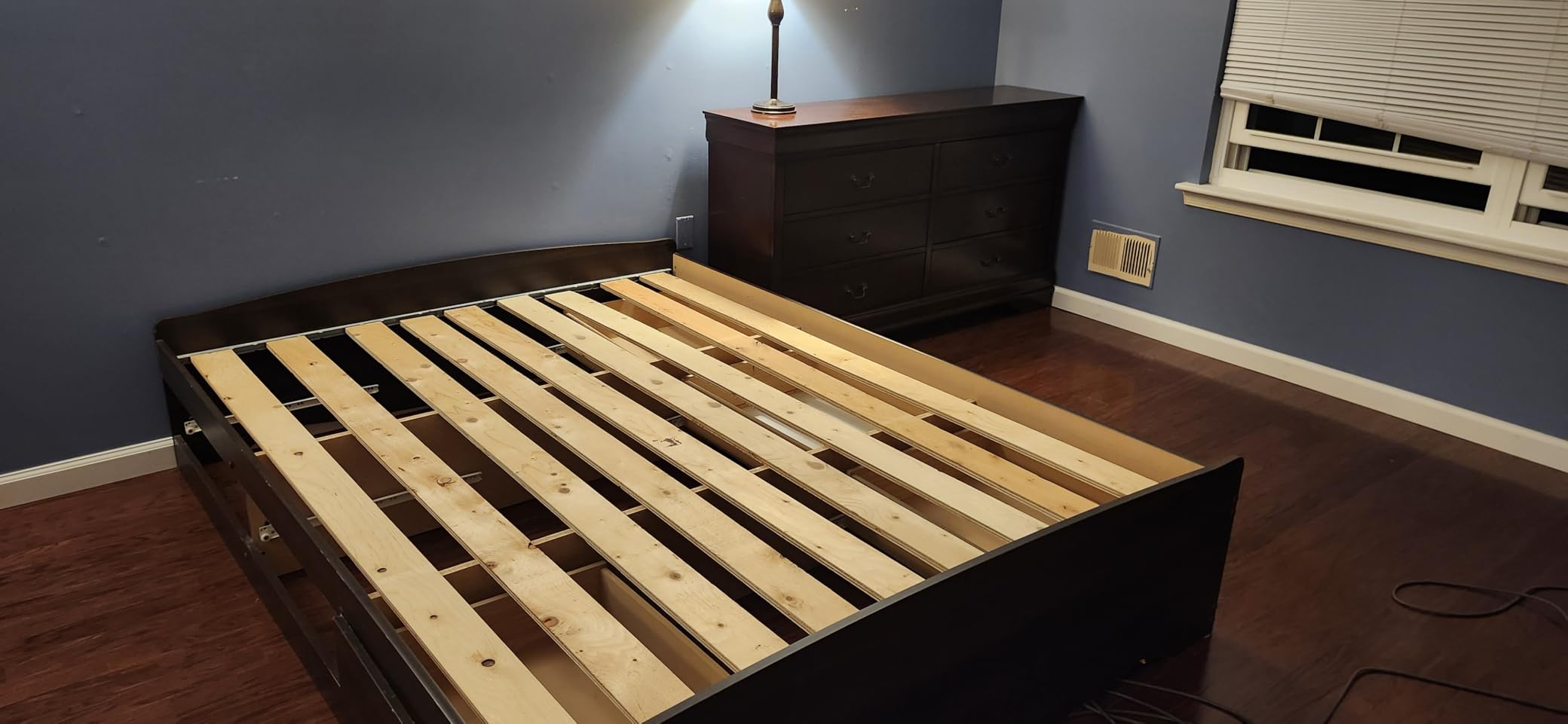 Signature Design by Ashley Alisdair Traditional Queen Sleigh Bed, Foundation or Box Spring Needed, Dark Brown customer photo 2