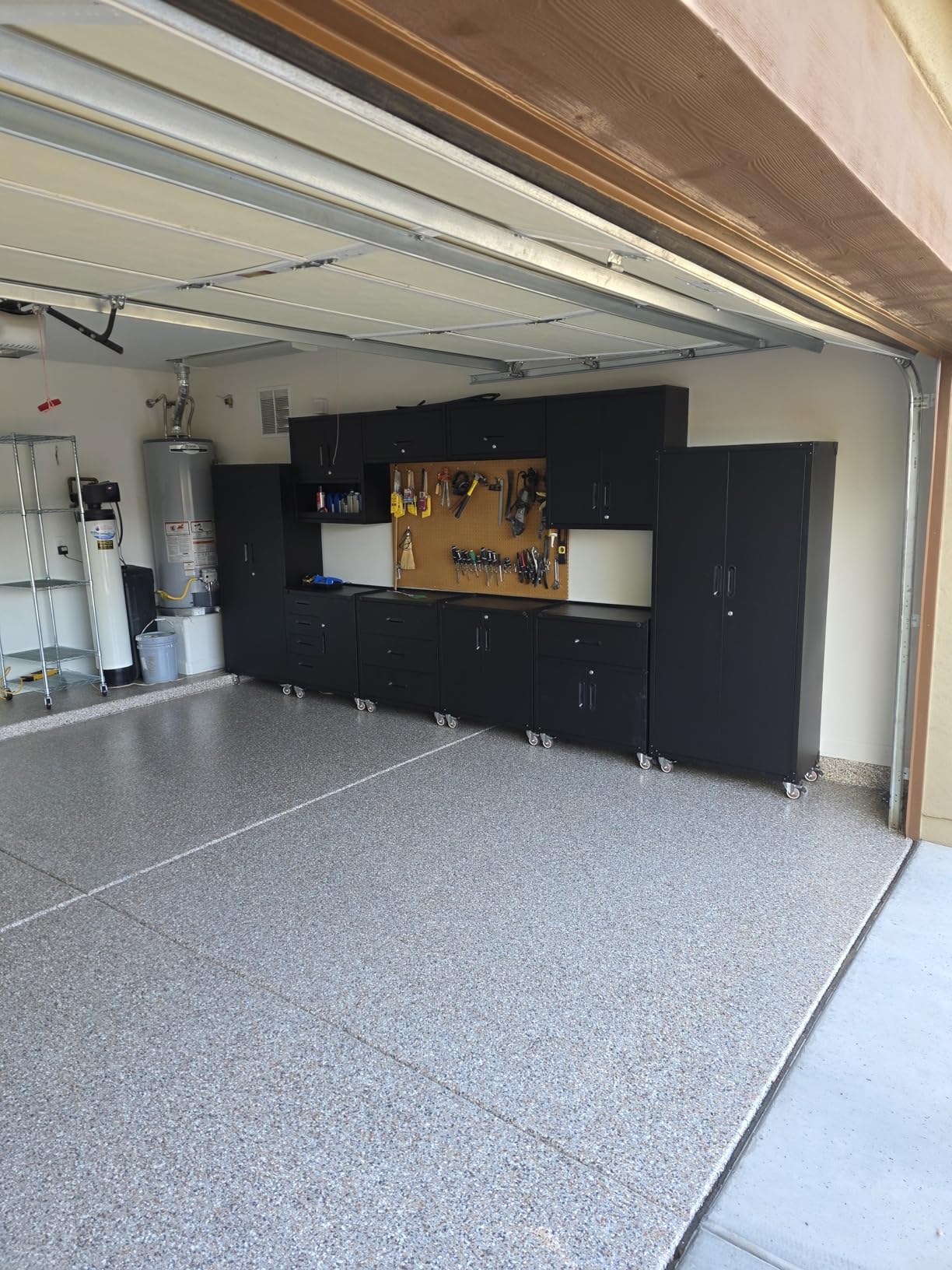 10-Piece Heavy Duty Steel Garage Cabinet System | All-in-One Modular Garage Cabinet Set for Ultimate Workshop Organization | Easy Assembly customer photo 2