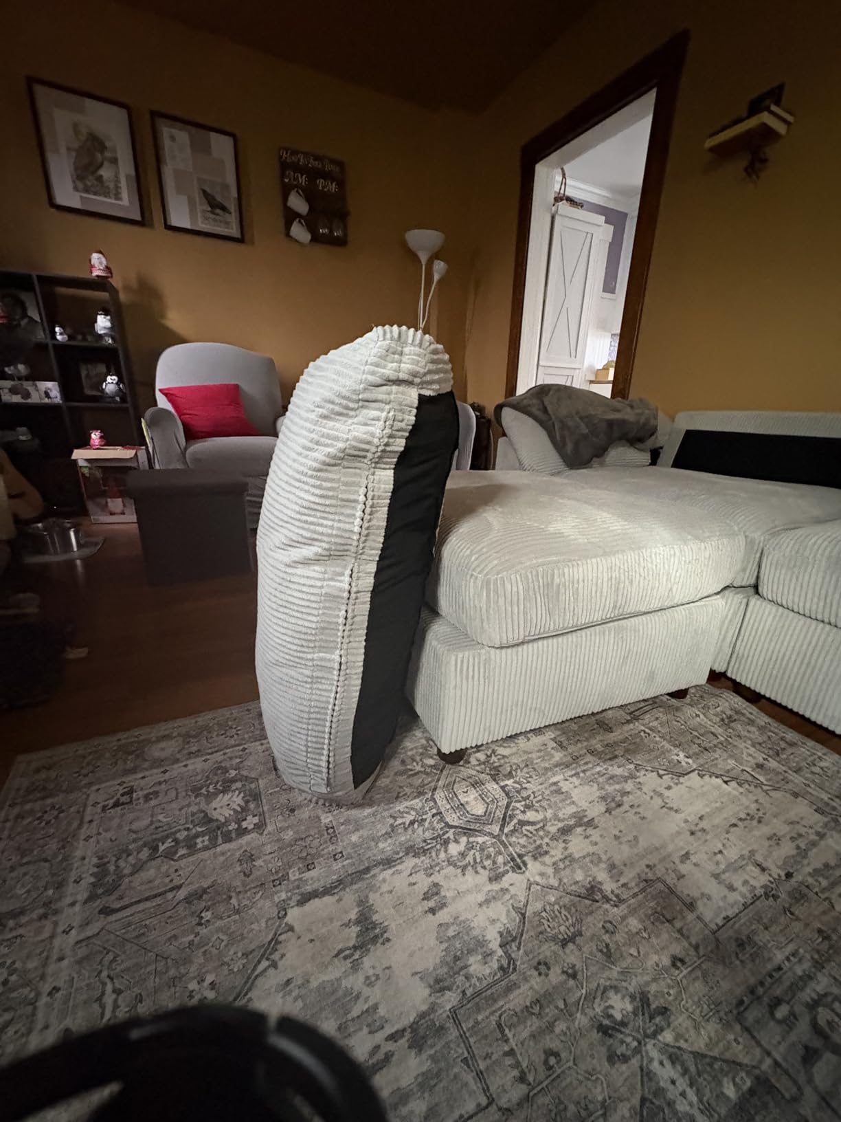 EASE MOOSE Sectional Modular Sofa, Oversized U Shape Sectional Couch Wide Deep seat Sectional Sofa, FSC Certified Comfortable Chenille customer photo 2