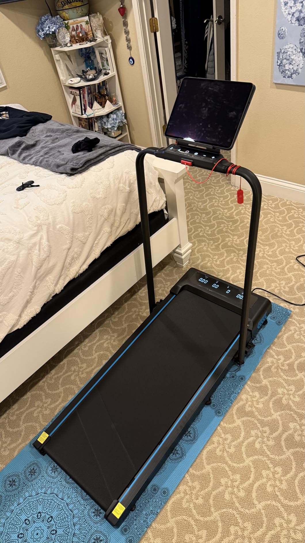 Treadmills for Home, App Compatible, 5 in 1 7.5MPH Foldable Treadmill with 10% Incline, 3.0HP Brushless Drive, 12 HIIT Programs, Full Screen LED Display, Remote Control, 400 LBS Weight Capacity customer photo 2