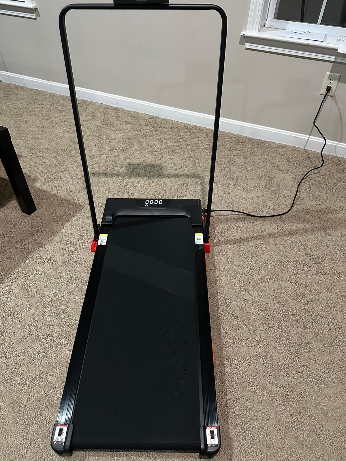 16% Treadmills for Home with Handle, 3 in 1 Portable Treadmill with Incline, Foldable Treadmill with Three Screen, 12 Preset Programs, 400Lbs customer photo 1