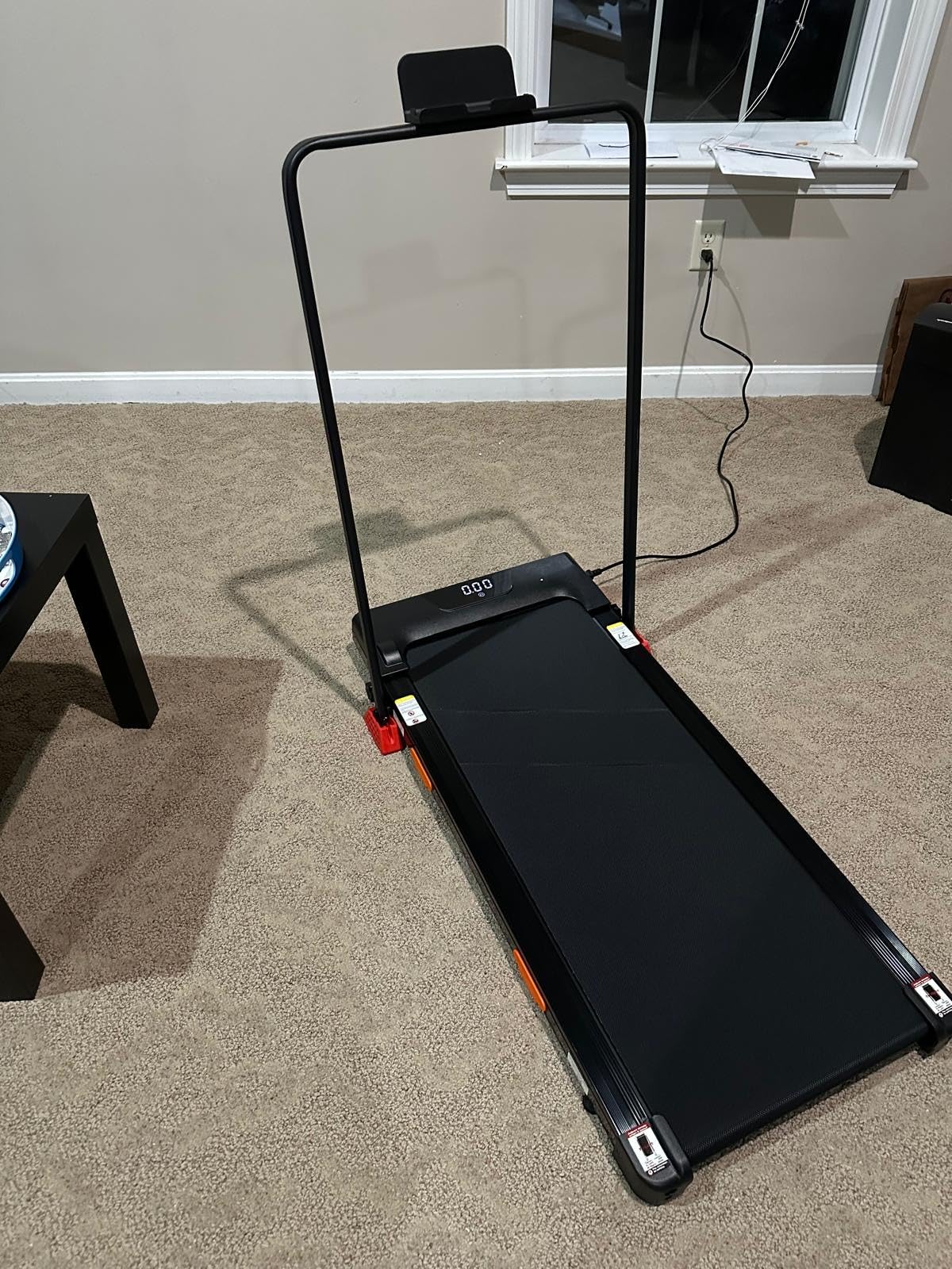 16% Treadmills for Home with Handle, 3 in 1 Portable Treadmill with Incline, Foldable Treadmill with Three Screen, 12 Preset Programs, 400Lbs customer photo 2