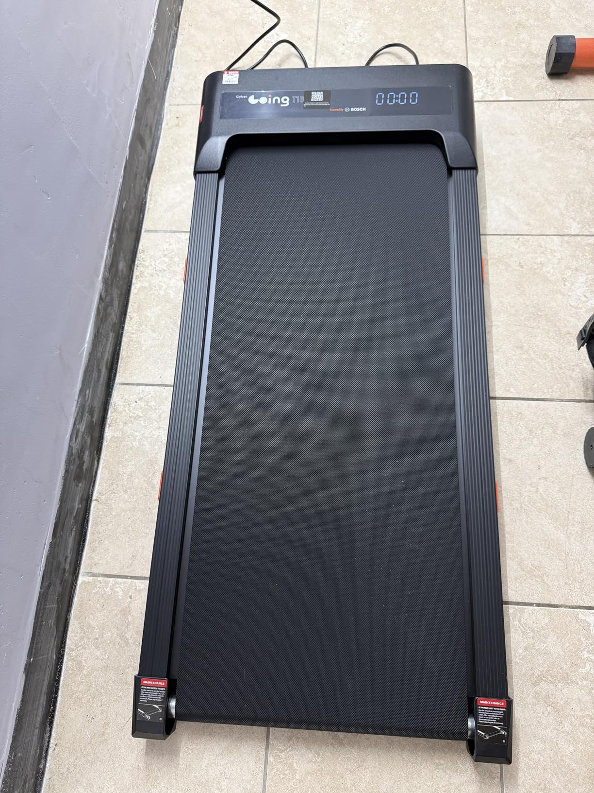 Cybergoing T10 Walking Pad Treadmill with Bosch Motor, Under Desk Treadmill, Fixed 7% Manual Incline, Up to 4 MPH, 2.5HP, 300lb Capacity, App + Remote, 15x36 Belt, Treadmills for Home customer photo 1