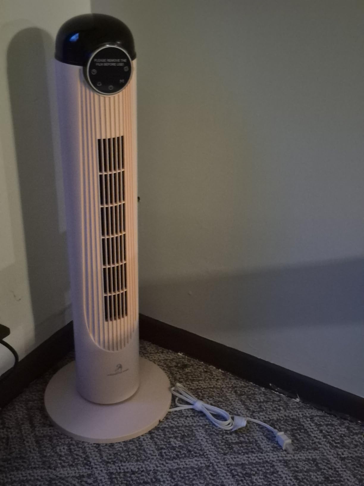 Antarctic Star T42 Tower Fan - 42 Inch, Bladeless Oscillating Fan with Remote, 6 Speeds & 4 Modes, LED Display, 9H Timer, Quiet Floor Standing Fan for Bedroom Living Room Office, Black customer photo 1