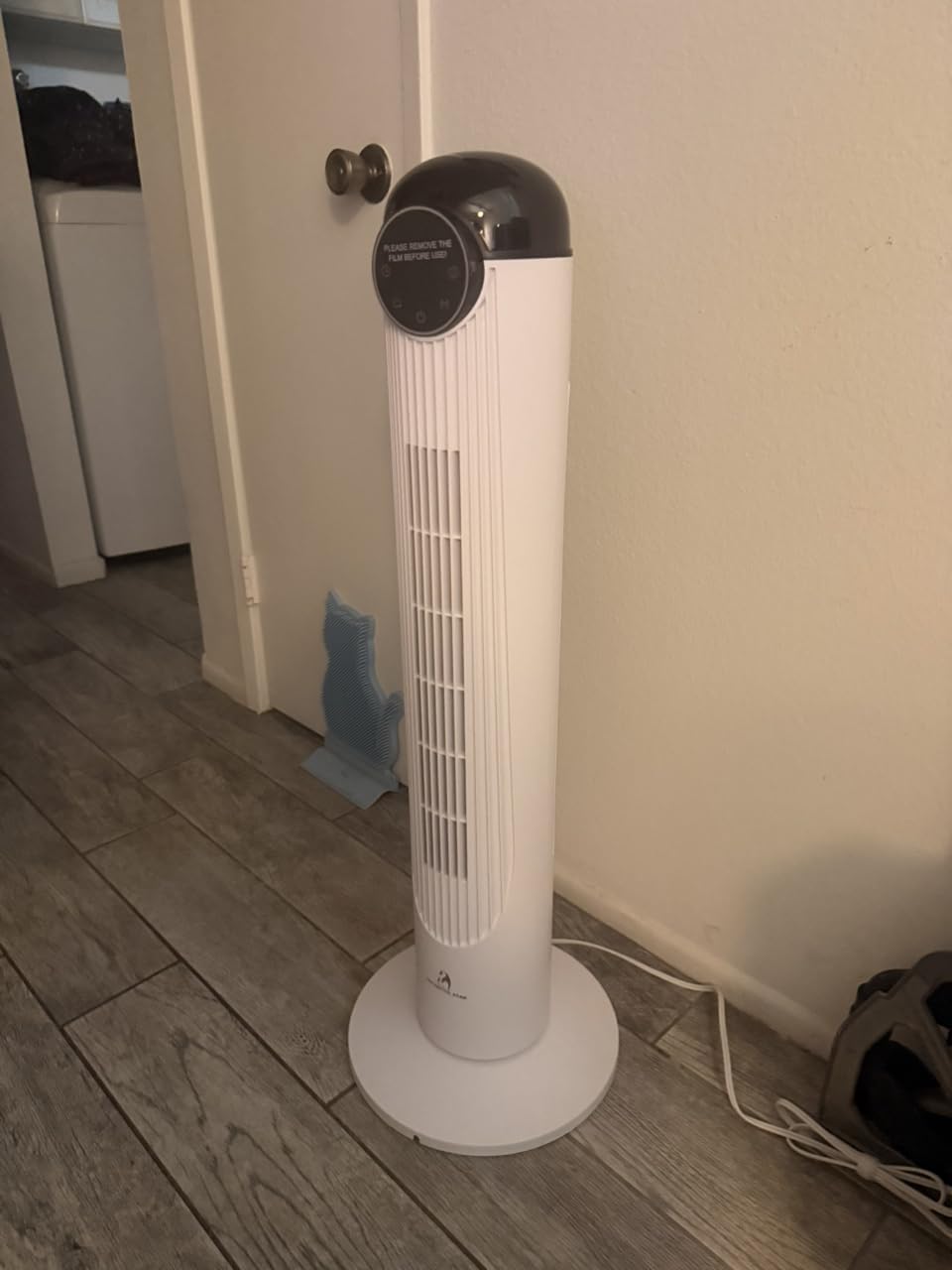 Antarctic Star T42 Tower Fan - 42 Inch, Bladeless Oscillating Fan with Remote, 6 Speeds & 4 Modes, LED Display, 9H Timer, Quiet Floor Standing Fan for Bedroom Living Room Office, Black customer photo 2
