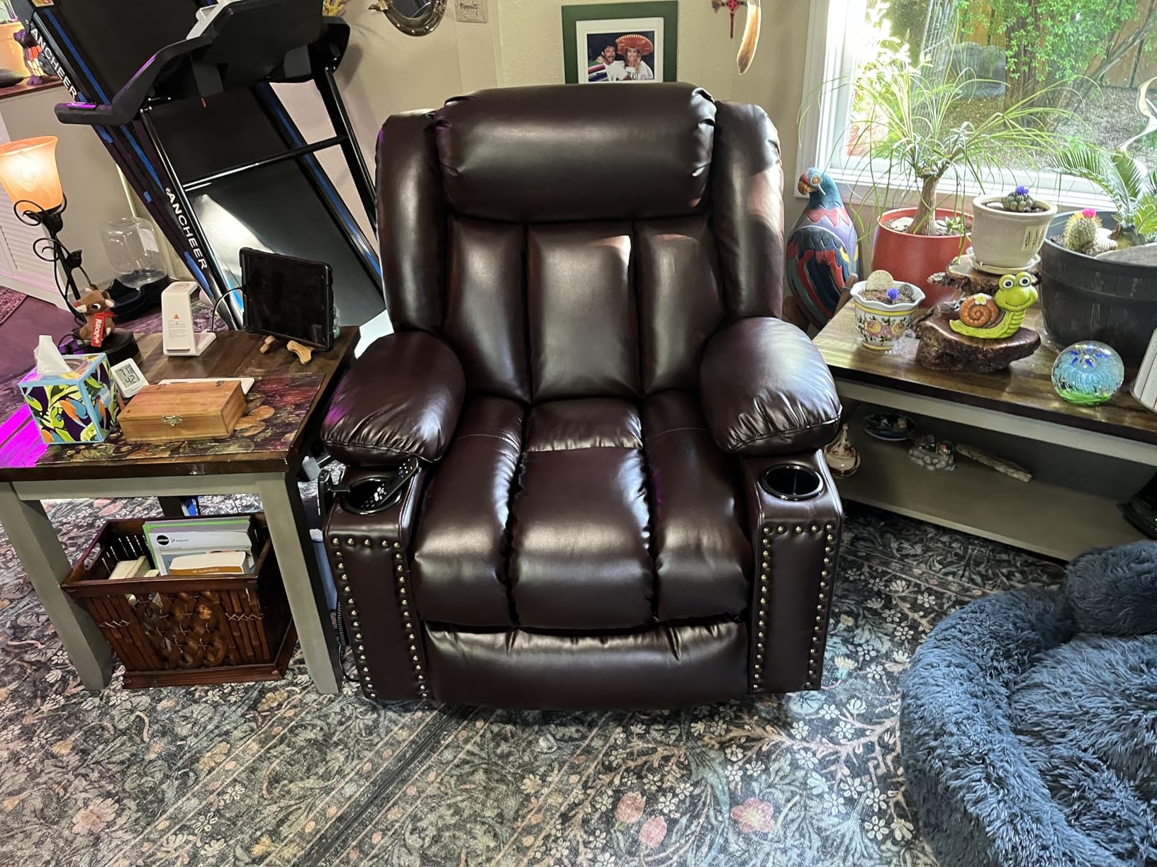 Triple Motor Large Power Lift Recliner Chair for Elderly with Heat and Massage, Lay Flat Lift Chairs for Seniors Infinite Position, Extended Footrest, USB Ports customer photo 1