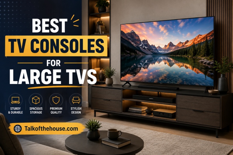 best tv consoles for large tvs