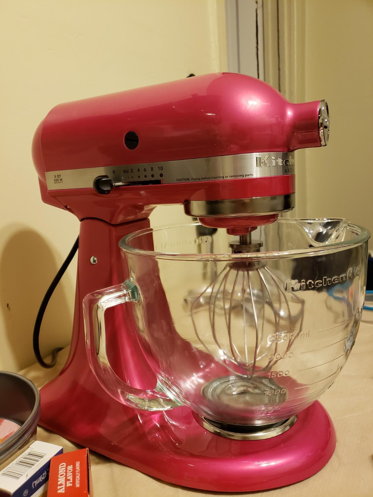 KitchenAid KSM150PSPI Artisan Series 5-Qt. Stand Mixer with Pouring Shield - Matte Pistachio customer photo 2