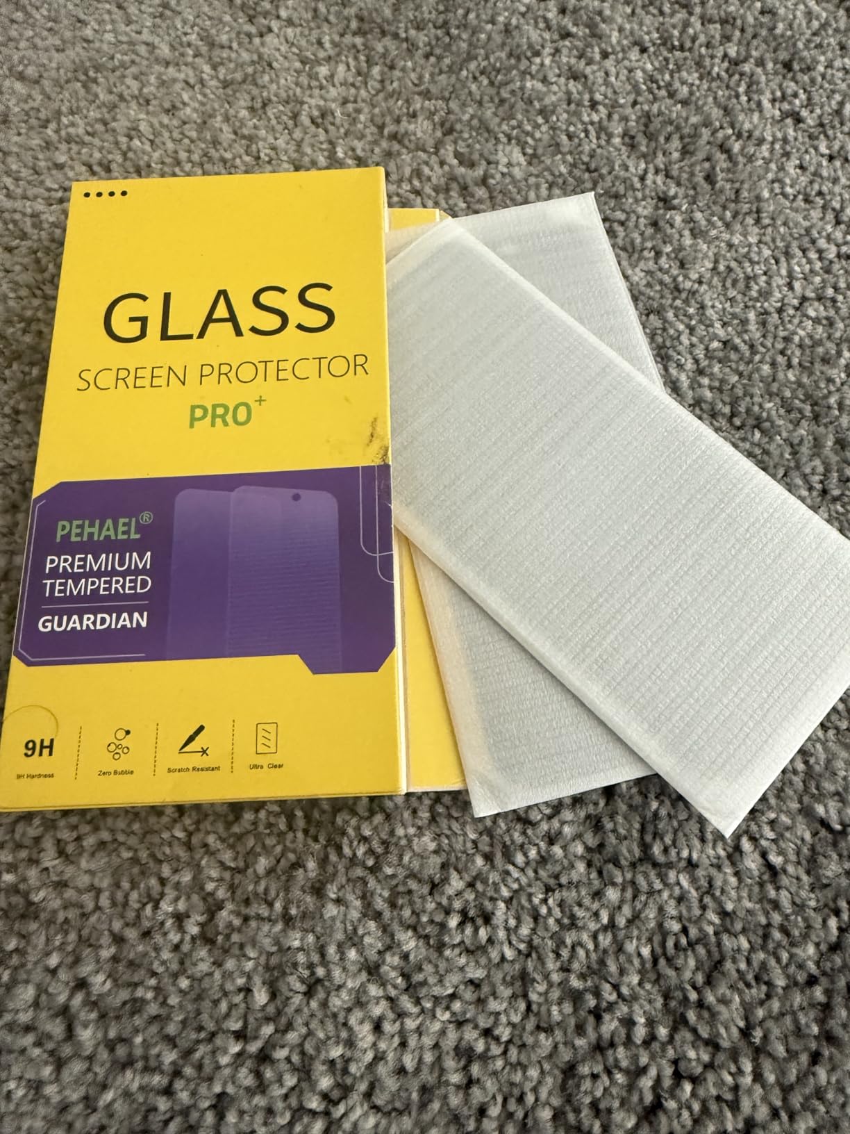 PEHAEL 3 Pack for iPhone 17e/iPhone 16e/iPhone 14/iPhone 13/iPhone 13 Pro Privacy Screen Protector Full Coverage Anti-Spy Tempered Glass Film 9H Hardness Easy Installation Bubble Free [6.1 inch] customer photo 2