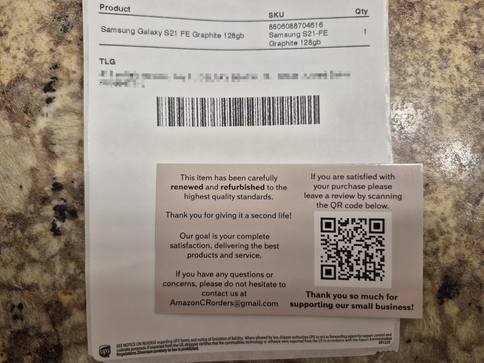 Samsung Galaxy S21 FE 5G, US Version, 128GB, Gray - Unlocked (Renewed) customer photo 1