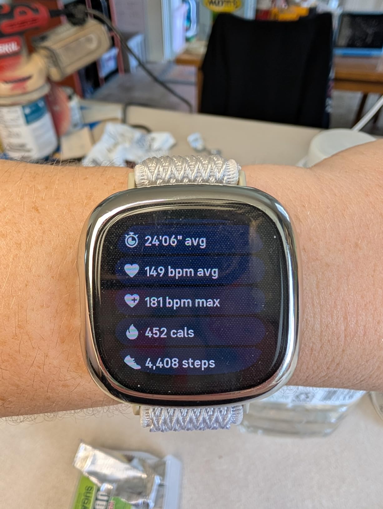 Fitbit Versa 4 Fitness Smartwatch with Daily Readiness - 3-Month Google Health Premium Membership Included - GPS, 24/7 Heart Rate, 40+ Exercise Modes, Sleep Tracking - Black/Graphite customer photo 2