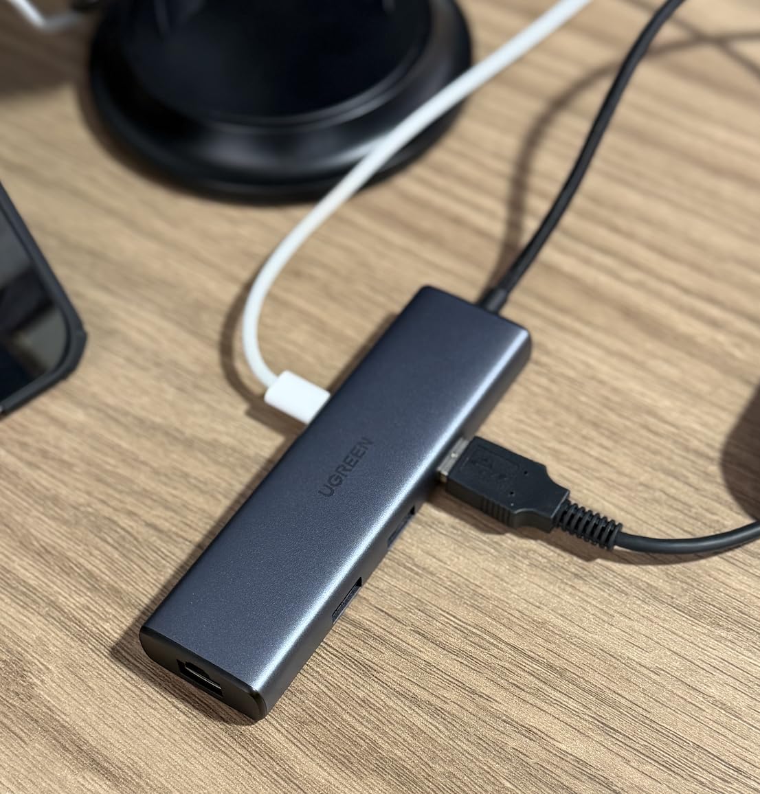 UGREEN Revodok 6 in 1 USB C Hub Gigabit Ethernet Adapter with 4K HDMI, 100W PD Charging, USB A Data Ports Compatible with MacBook Neo/Pro/Air M1, M2, M3, M4,M5,iPad, iPhone 16 Pro/Pro Max, Steam Deck customer photo 1