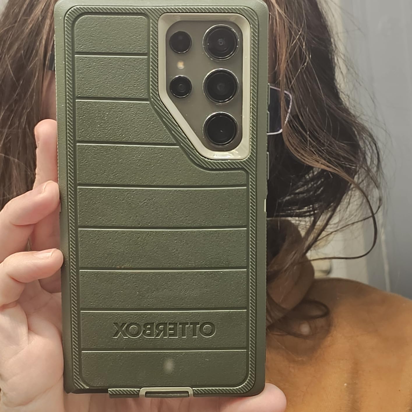 OtterBox Galaxy S23 Ultra (Only) - Defender Series Case - Black, Rugged & Durable - with Port Protection - Case Only - Microbial Defense Protection customer photo 1