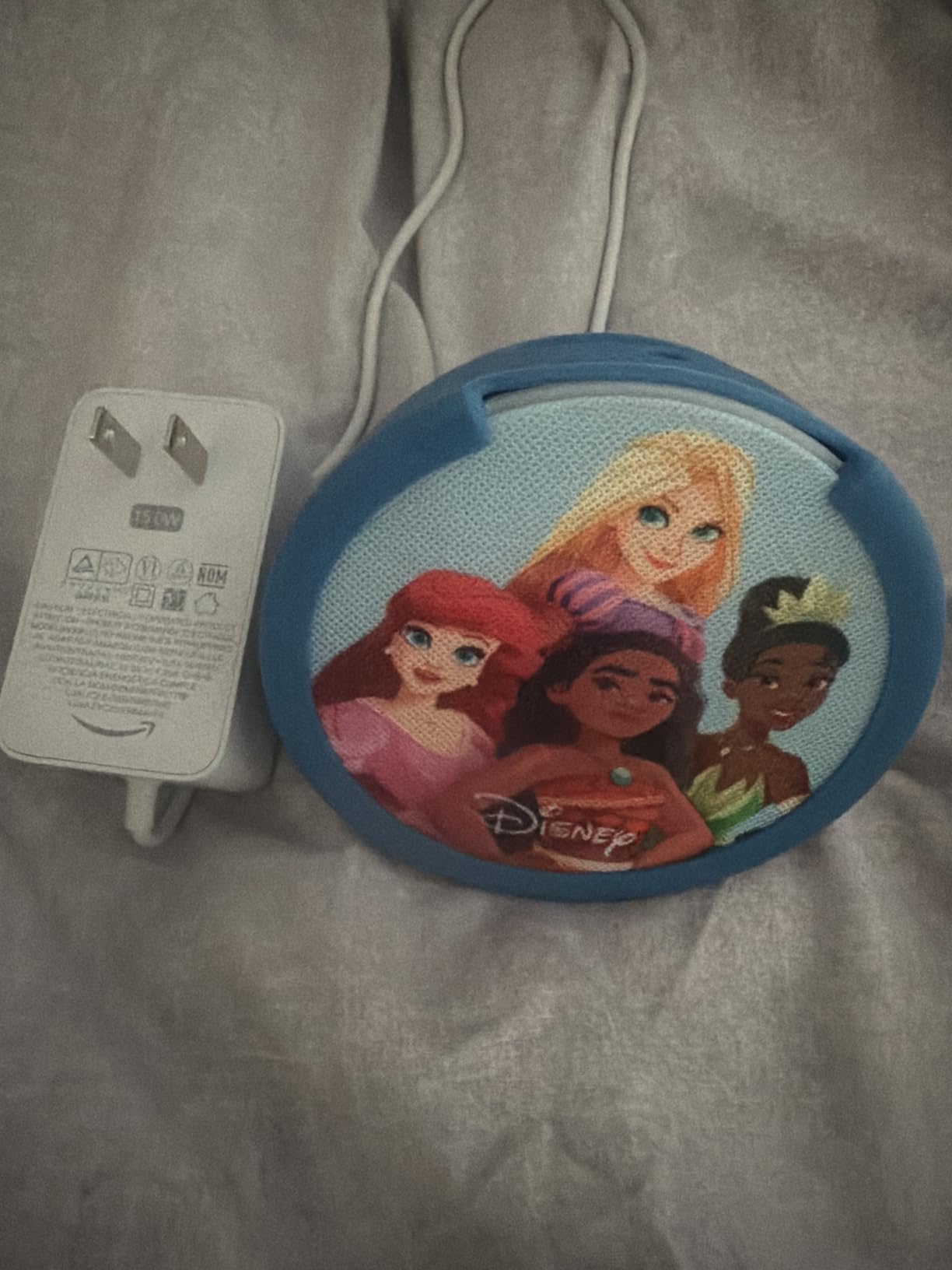 Amazon Echo Pop Kids (newest model), Enjoy age-appropriate audiobooks, sleep routines and Alexa+ experiences to create and learn, Disney Princess design customer photo 2
