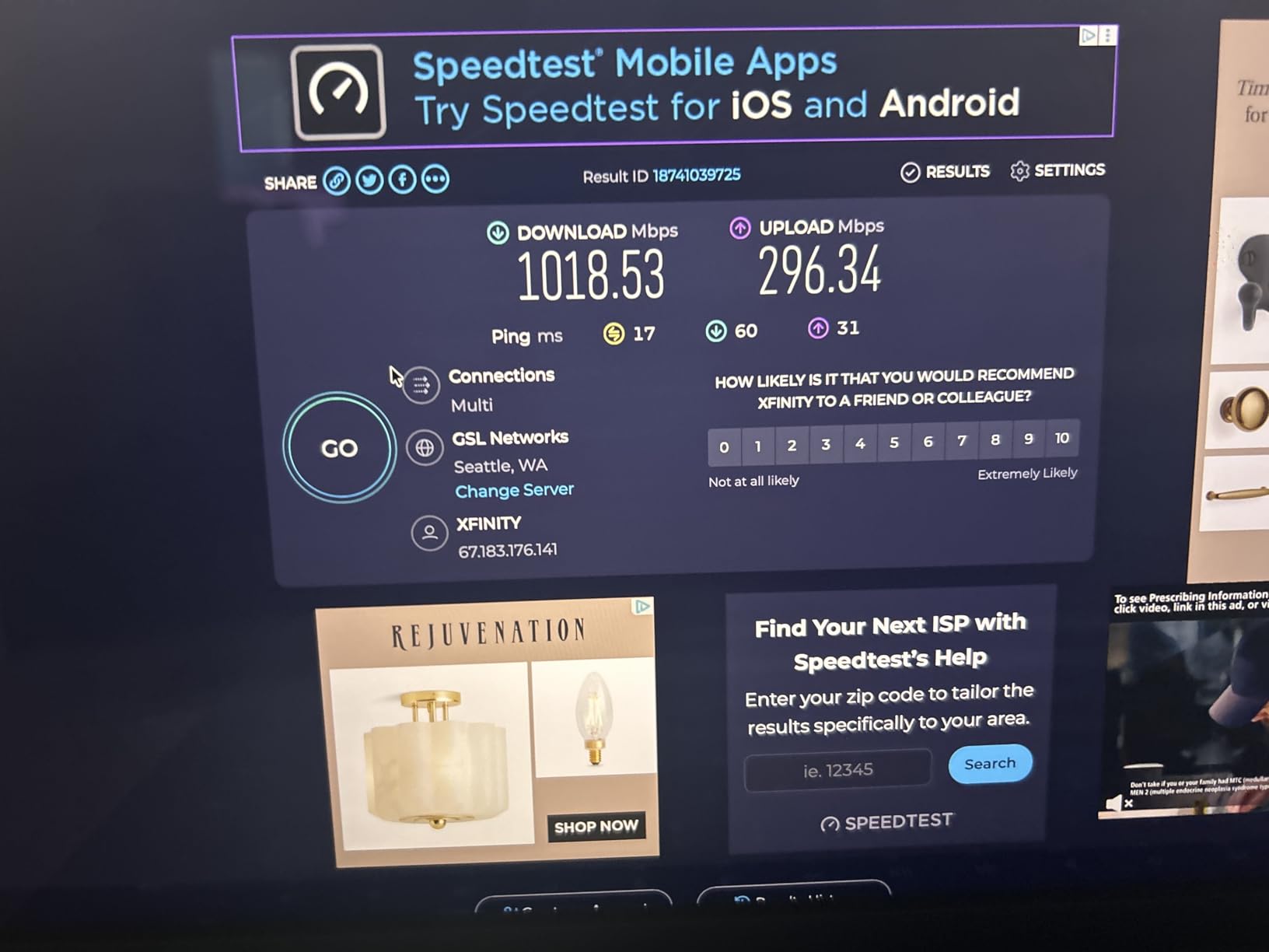 NETGEAR Orbi 970 Series Quad-Band WiFi 7 Mesh Network System (RBE973S), Router + 2 Satellite Extenders, Security Features, Up to 27Gbps, Covers Up to 10,000 sq. ft., 200 Devices, 10 Gig Internet Port customer photo 1