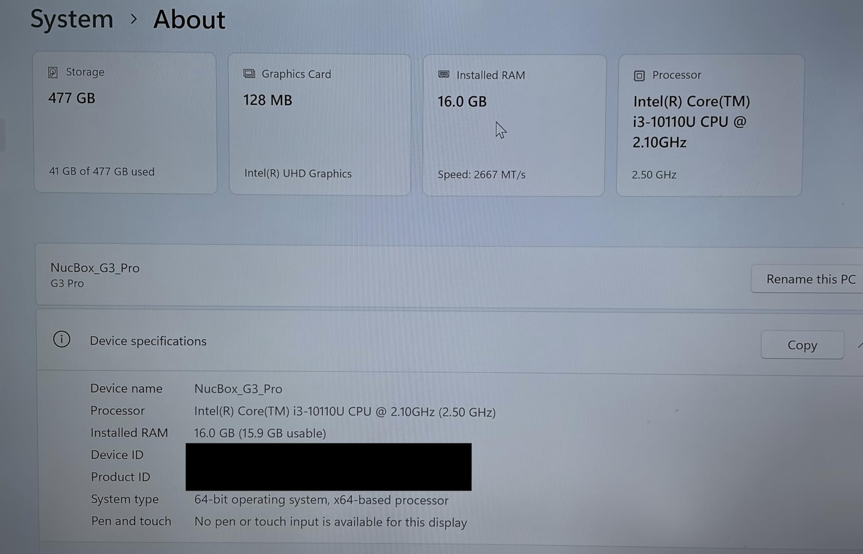 GMKtec Mini PC, G11 AMD Ryzen Embedded R2514 (Beats 4300U/N150), 16GB DDR4 RAM 512GB PCIe M.2 SSD, Business Office Personal Desktop Computer Dual NIC 2.5GbE USB-C HDMI Triple Display customer photo 1