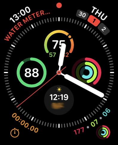 Apple Watch Series 9 [GPS, 45mm] - Starlight Aluminum Case with Starlight Sport Band, M/L (Renewed) customer photo 1