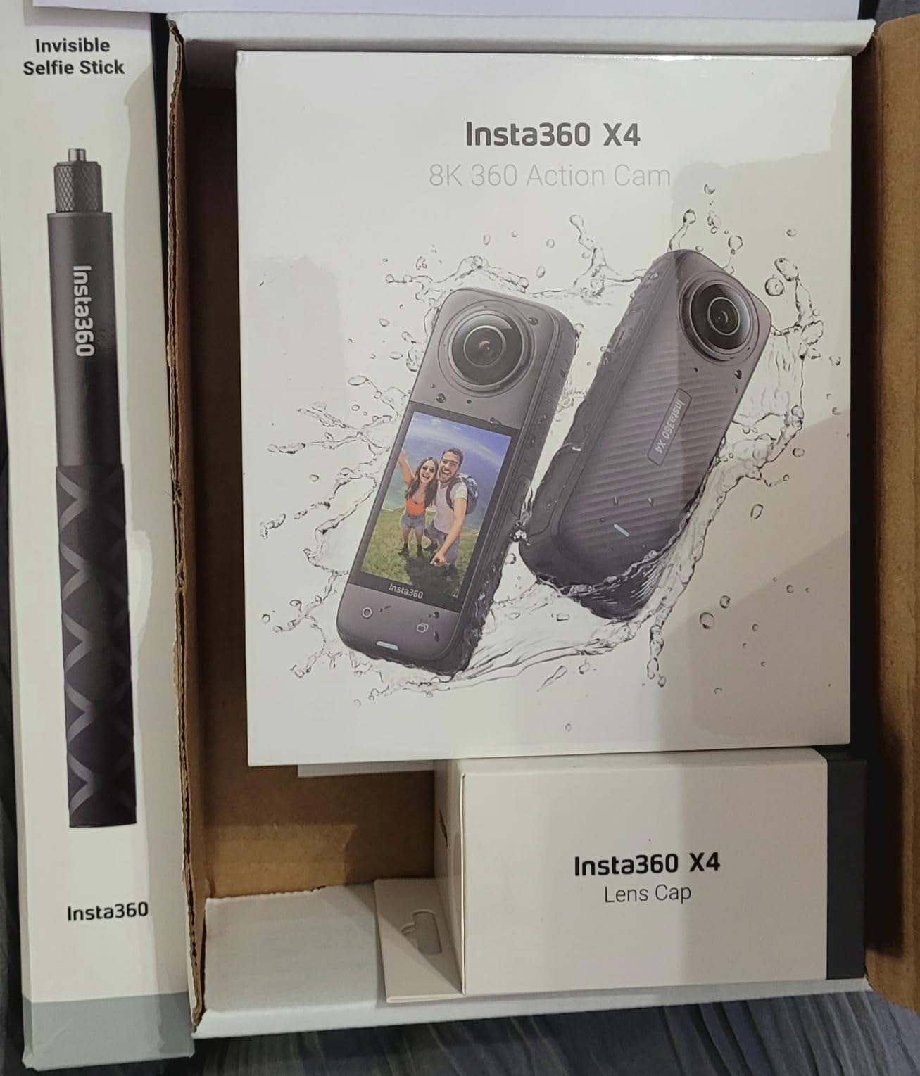 X4 Basic Bundle-8K Waterproof 360 Action Camera with 1/2