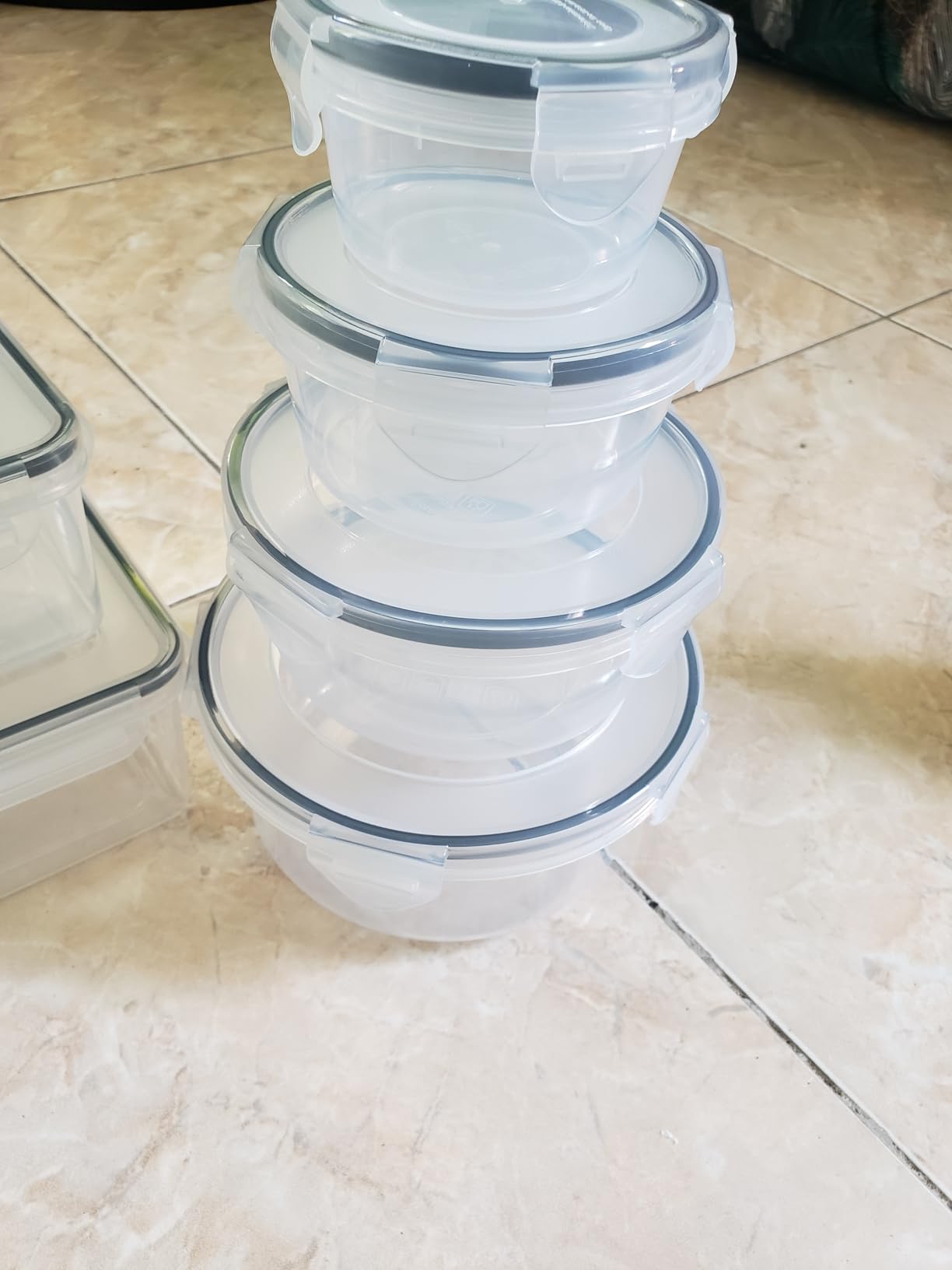 40 Piece Food Storage Containers with Lids(20 Containers & 20 Lids), BPA-Free Plastic Food Containers for Kitchen Storage and Organization, Leak Proof Meal Prep Container, Includes Labels & Pen customer photo 2