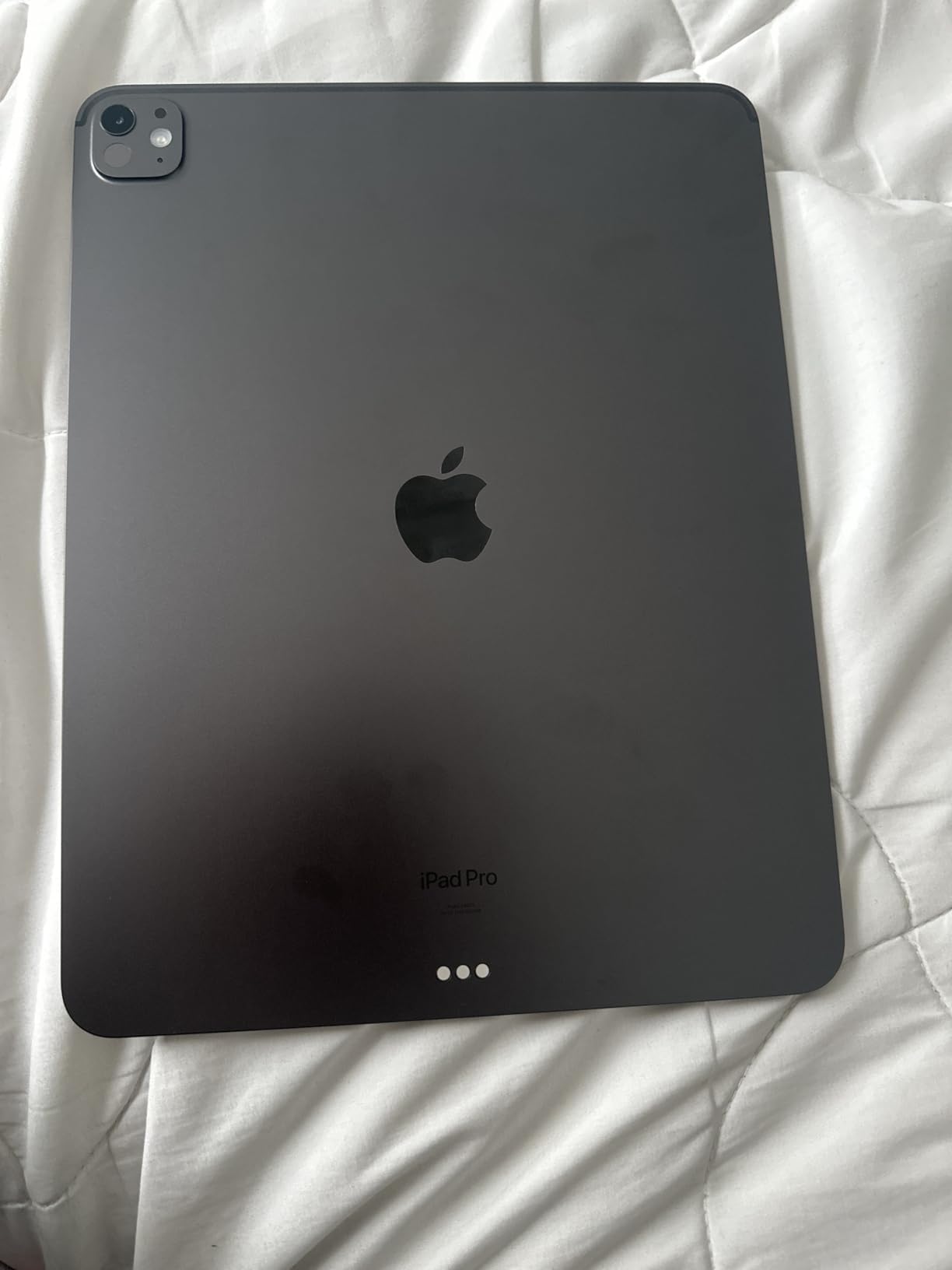 Apple iPad Pro 13-Inch (M4): Built for Apple Intelligence, Ultra Retina XDR Display, 256GB, 12MP Front/Back Camera, LiDAR Scanner, Wi-Fi 6E, Face ID, All-Day Battery Life - Silver customer photo 2