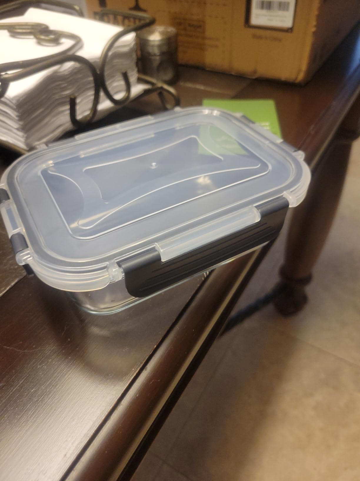 Skroam 10 Pack Glass Meal Prep Containers, 22 OZ Glass Airtight Food Storage Containers with Lids, Pantry Kitchen Storage Containers for Lunch, Food Storage, Meal Prep, Lunch Bento Boxes customer photo 2