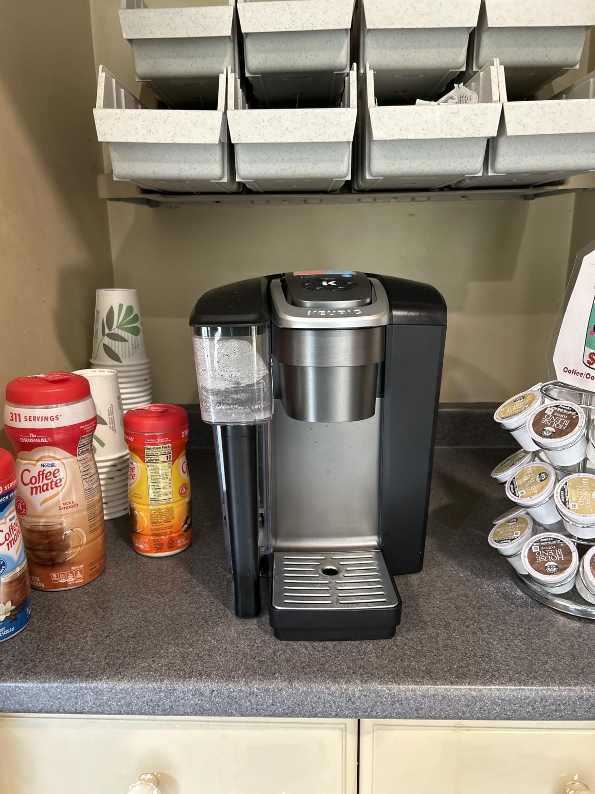 Keurig K-1550 Small Business Single Serve Coffee Maker, 96 oz Water Reservoir, Black customer photo 2