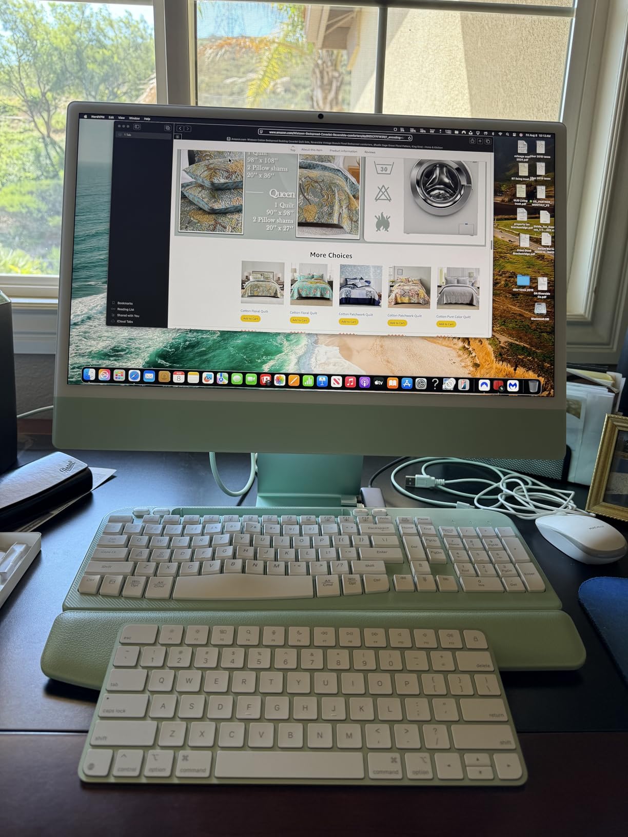 2024 iMac All-in-One Desktop Computer with M4 chip with 8-core CPU and 8-core GPU: Built for Apple Intelligence, 24-inch Retina Display, 16GB Unified Memory, 256GB SSD Storage; Silver customer photo 2