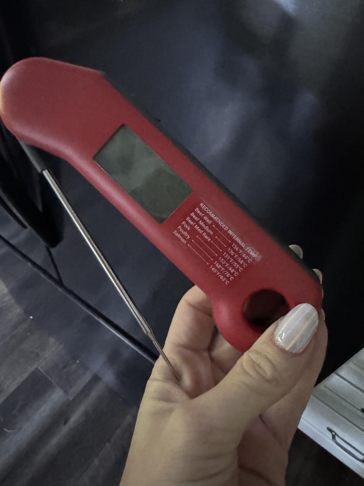 ThermoMaven Professional Meat Thermometer Digital, Ultra-Fast 0.5 Sec Instant Read, NIST Certified ±0.5°F Accuracy, IP67 Waterproof, Auto-Rotating Backlit Display, Lift-to-Wake, for BBQ/Cooking/Candy customer photo 1