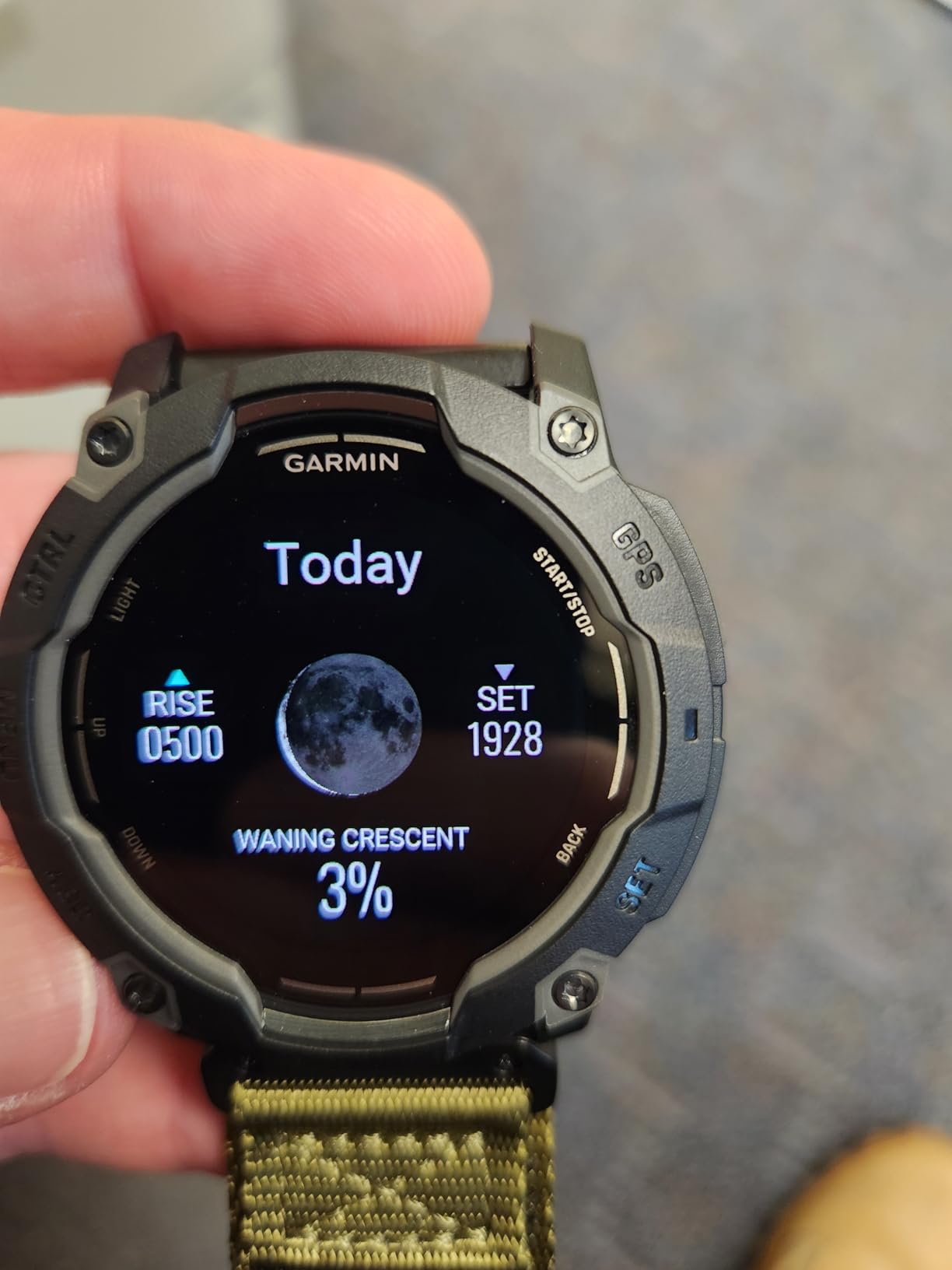 Garmin Instinct 3 45mm, AMOLED Display, Rugged Outdoor GPS Smartwatch, Metal-Reinforced Bezel, Built-in Flashlight, Up to 18 Days of Battery Life, Black customer photo 2