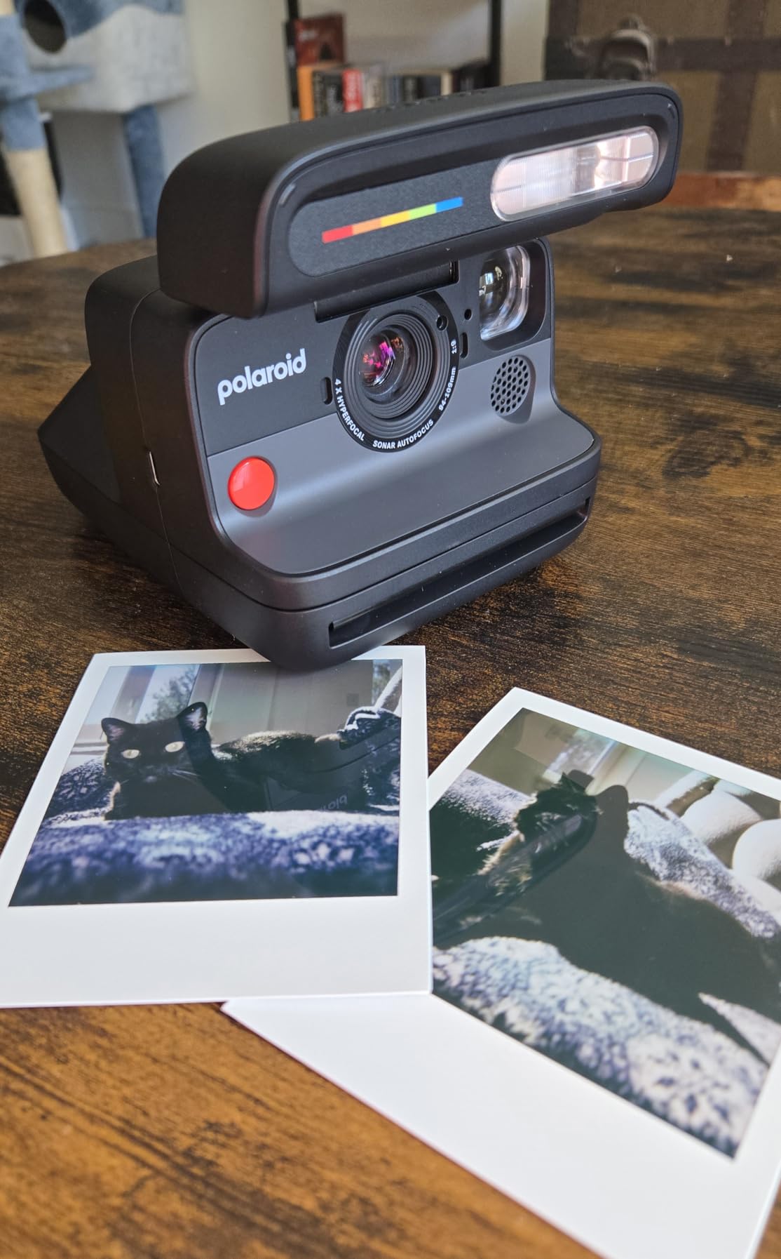 Polaroid Flip Instant Camera + Color Film Bundle (16 Photos Included) - Black - Hyperfocal 4-Lens System, Sonar Autofocus, Bluetooth Companion App customer photo 2