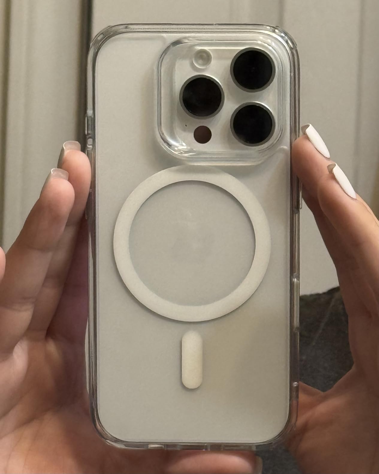 ESR for iPhone 17 Case, Camera Control Cover, Compatible with MagSafe, Shockproof Military-Grade Protection, Magnetic Phone Case for iPhone 17, Classic Hybrid Case, Clear customer photo 2