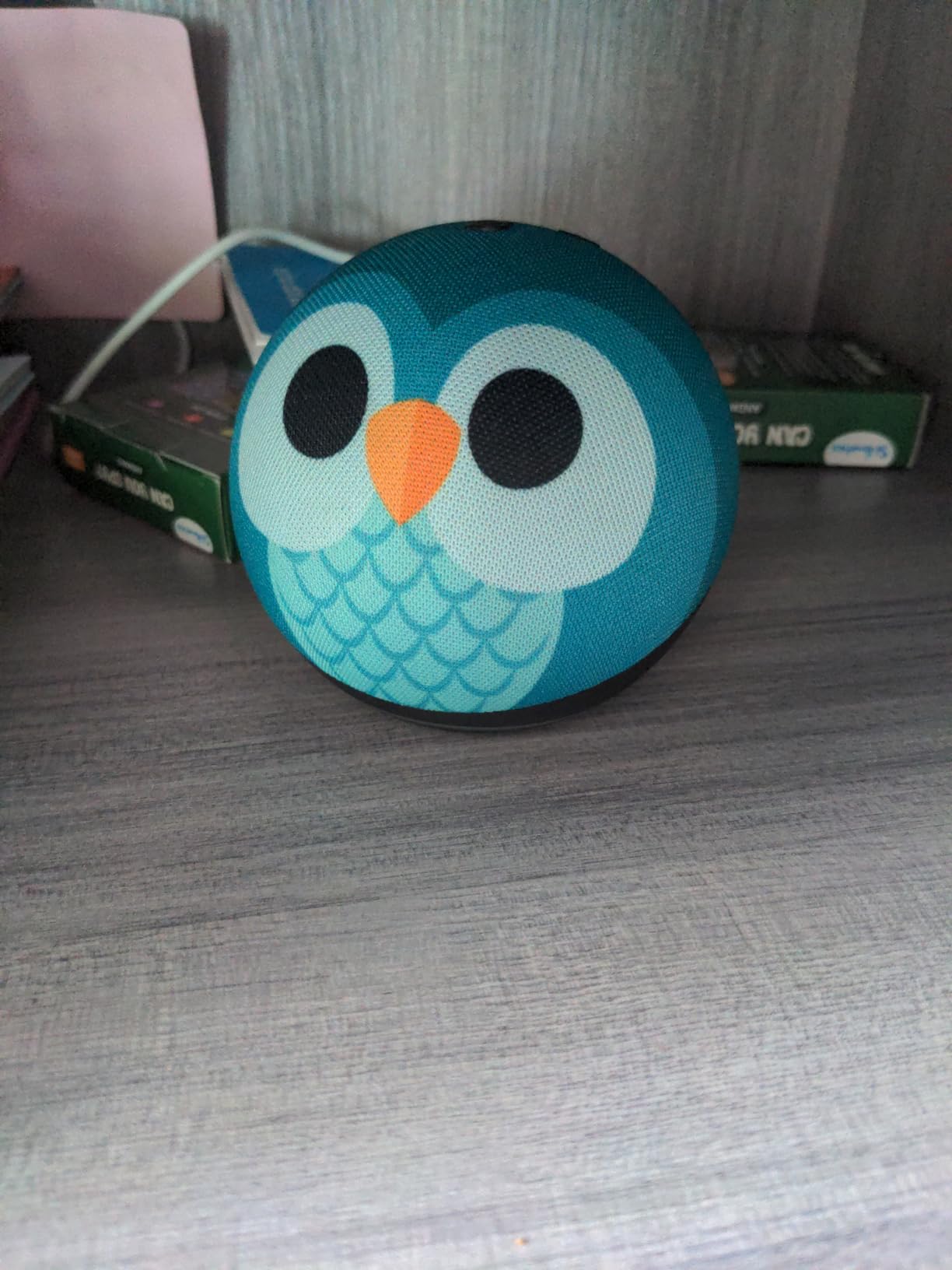 Amazon Echo Dot Kids (newest model) - Stardust, with Echo Glow, Smart speaker and night light for kids customer photo 1
