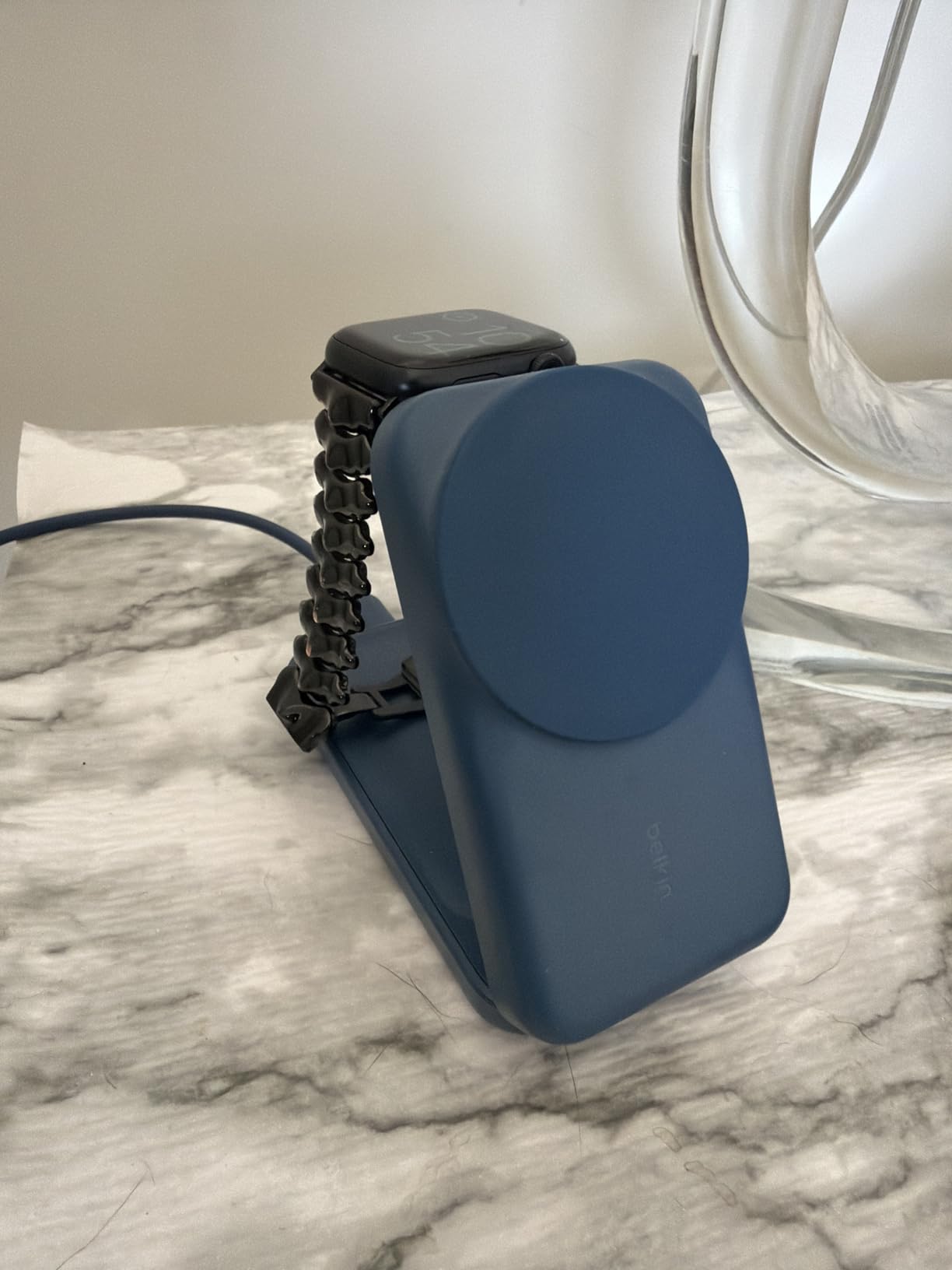 Belkin Qi2.2 25W Wireless 3 in 1 Foldable Fast Charging Station for iPhone customer photo 2