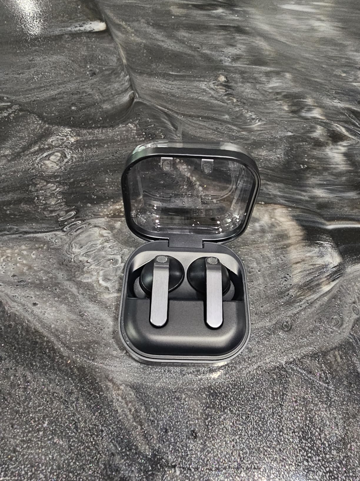 Samsung Galaxy Buds 4 Pro (2026) AI True Wireless Bluetooth Earbuds, Hi-Res Audio, 2-Way Speaker, ANC 2.0, Optimized Comfort, IP57, Live Translation, White [US Version, 2 Yr Warranty] customer photo 1