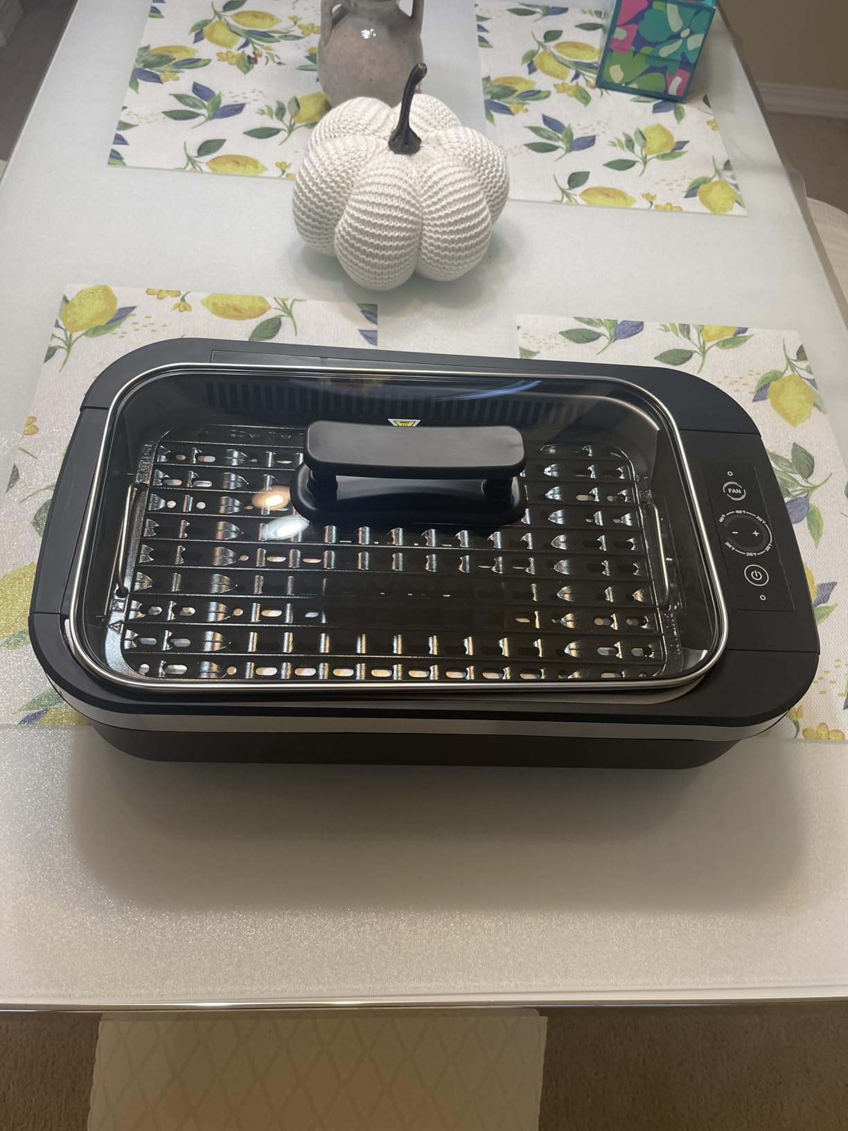 Electactic Smokeless Electric Grill & Griddle for Indoor Cooking, Nonstick Contact Grill with 6-Level Temperature Control, Dishwasher Safe Plates, Auto Shut-Off, Ideal for Kitchen, Apartment, Home customer photo 2