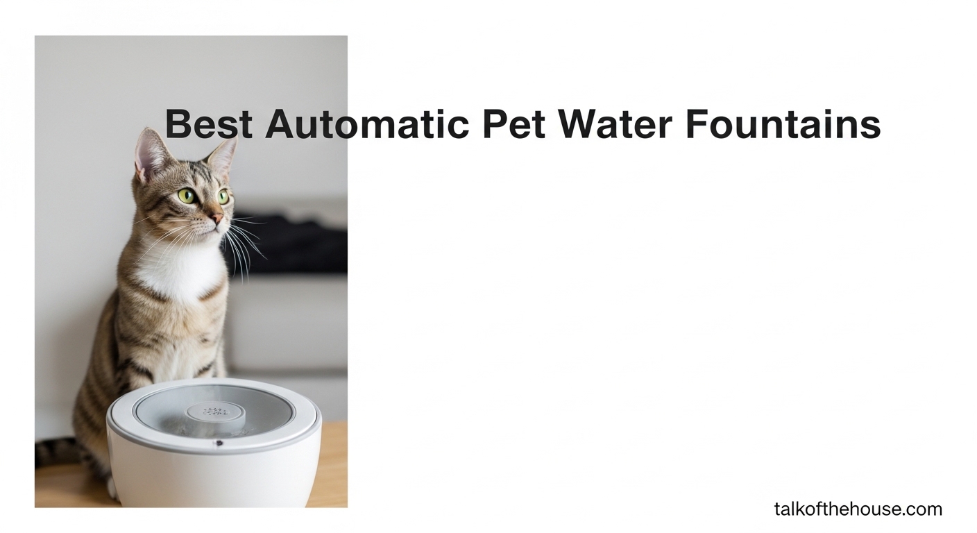 Best Automatic Pet Water Fountains