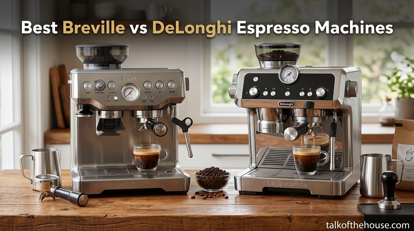 Best Breville vs DeLonghi Espresso Machines