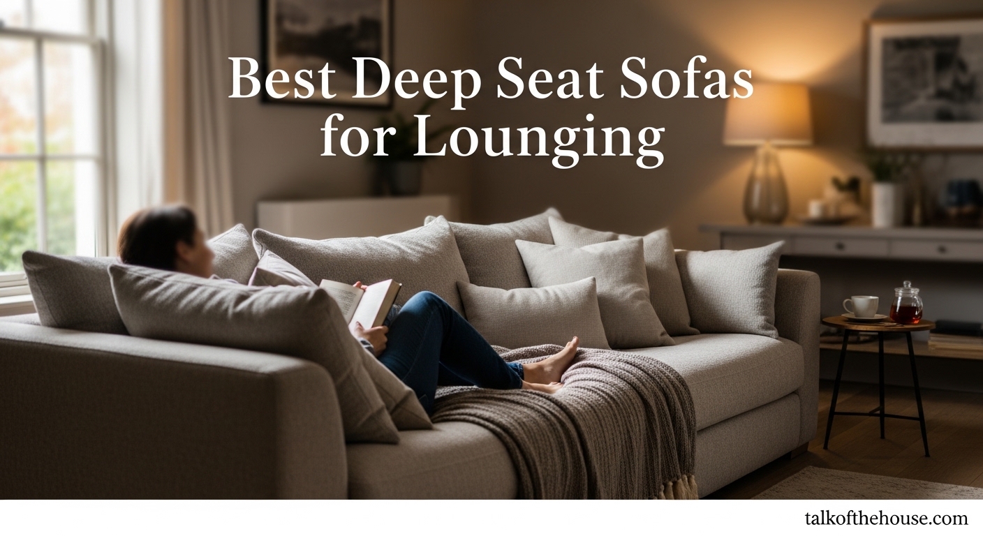 Best Deep Seat Sofas for Lounging