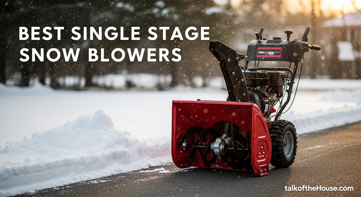 Best Single Stage Snow Blowers