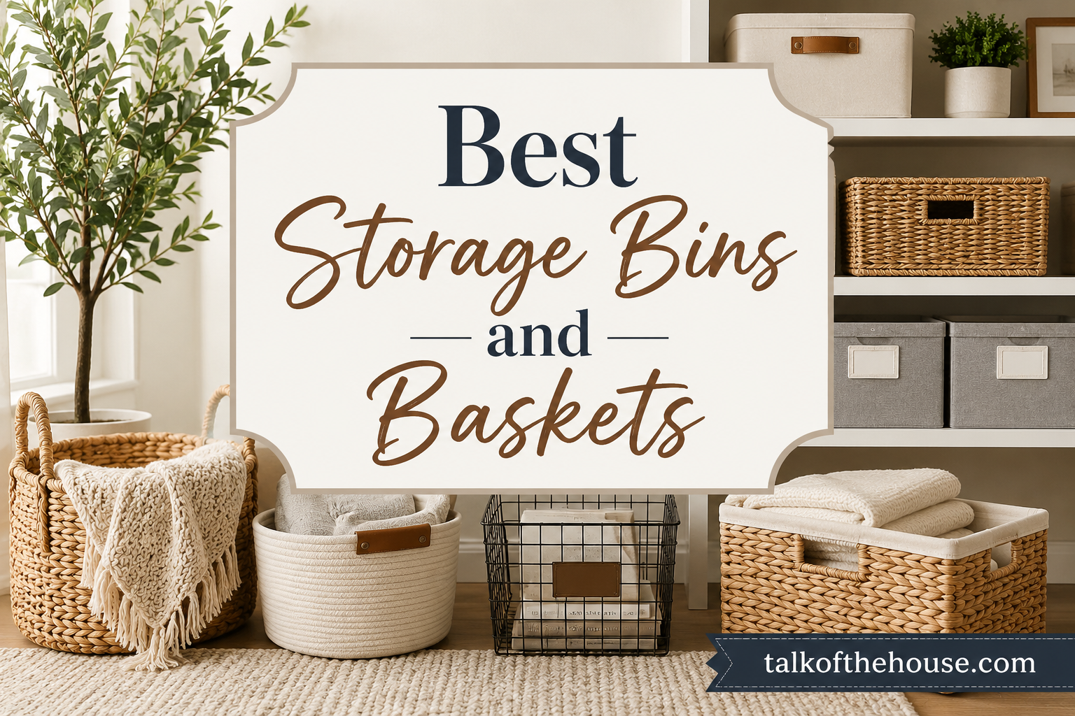 Best Storage Bins and Baskets